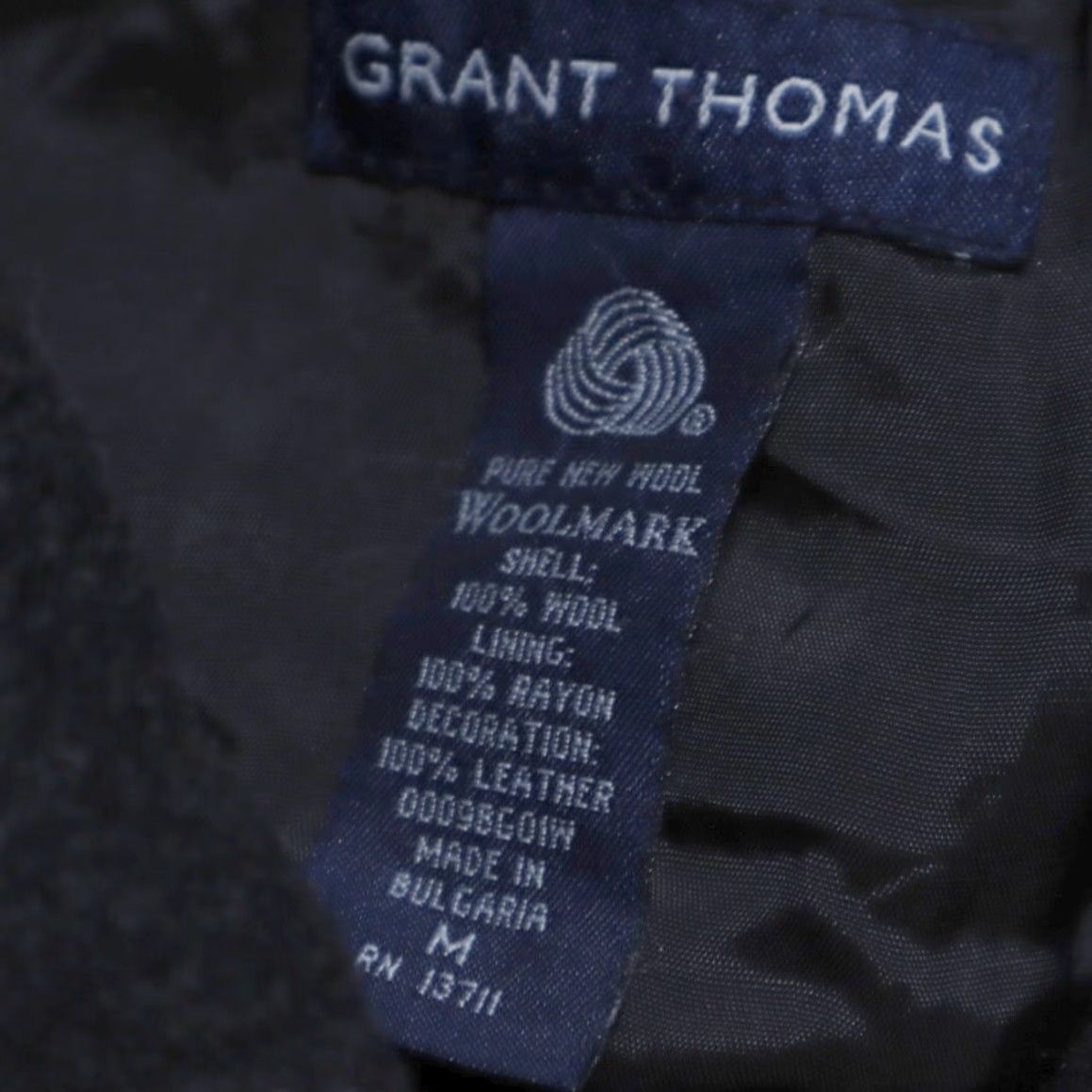 Vintage Grant Thomas Heavy Wool Malone Plaid Jacket Black Men M Shirt Size US M / EU 48-50 / 2 - 5 Thumbnail