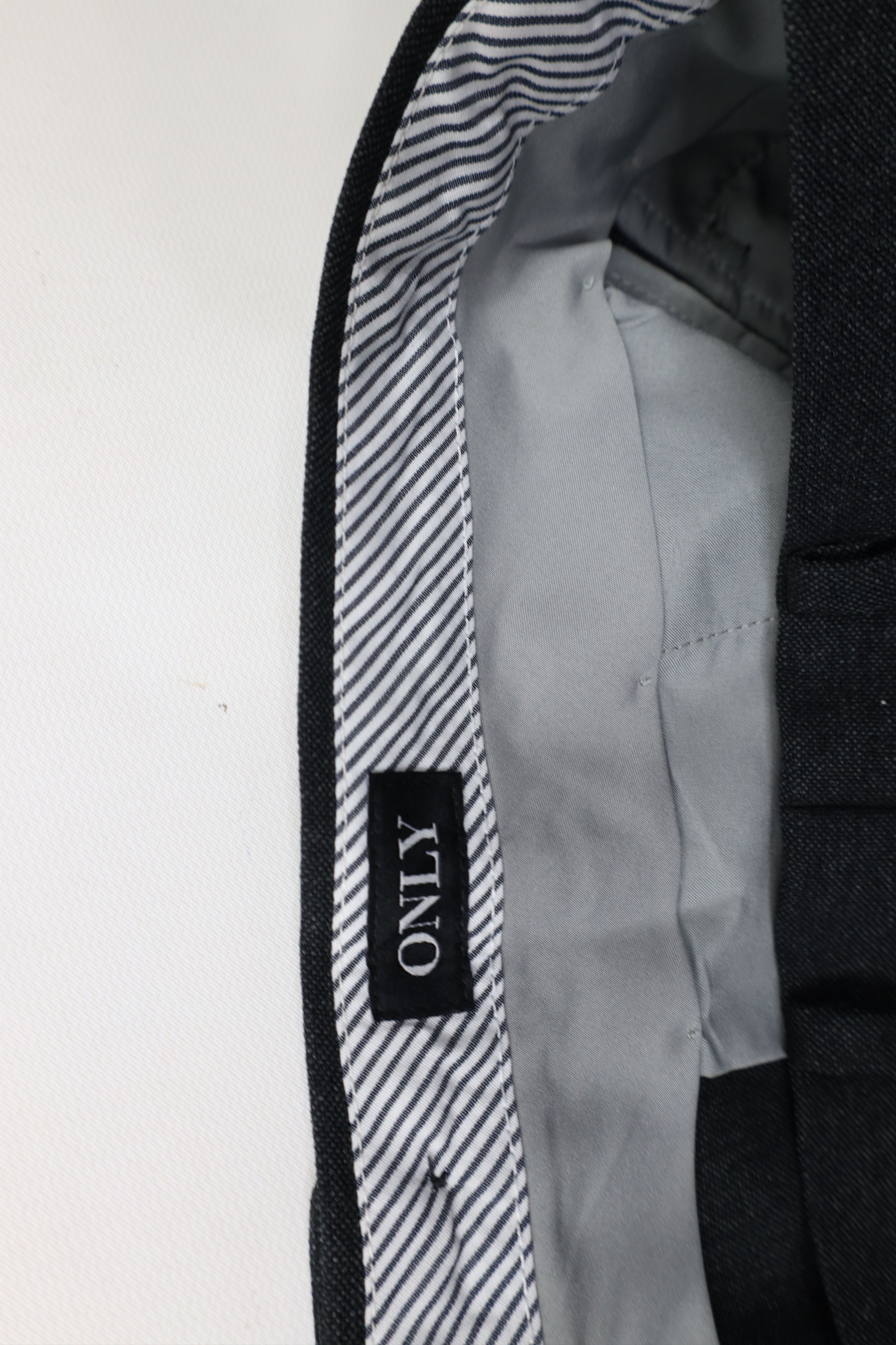 Vintage Only NY Streetwear Leg Chinos Chino Pants Trousers Gray Size US 31 - 6 Thumbnail