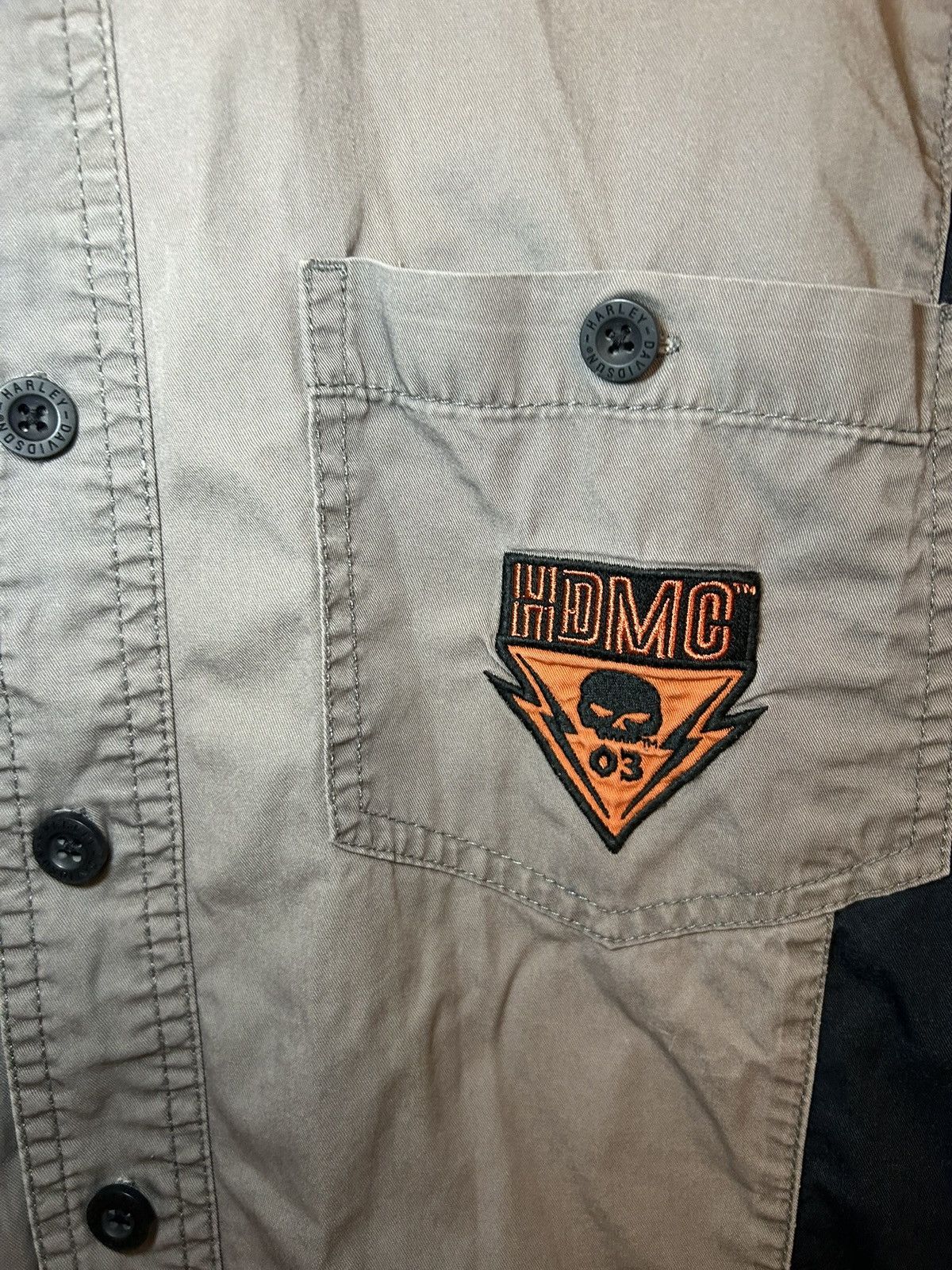 Harley Davidson Vintage Harley Davidson motorcycle button up shirt Size US L / EU 52-54 / 3 - 8 Thumbnail