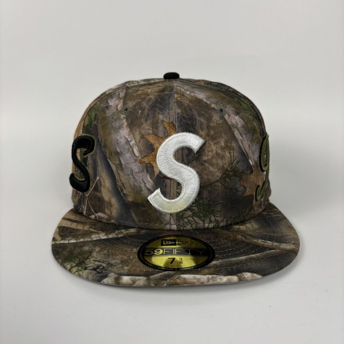 New Era × Supreme Multi S logo New era fitted 7 3/8 | Grailed