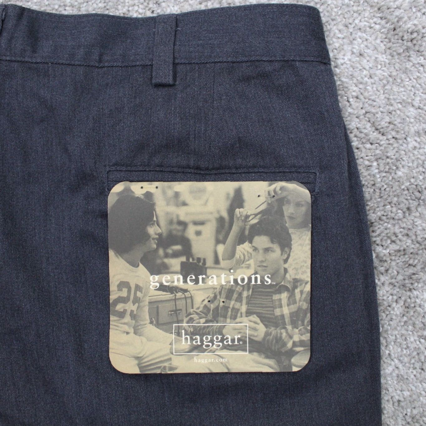 Haggar Haggar Generations Dress Pants Mens 34x30 Gray NWT Pleated Cotton/Polyester Size US 34 / EU 50 - 2 Thumbnail