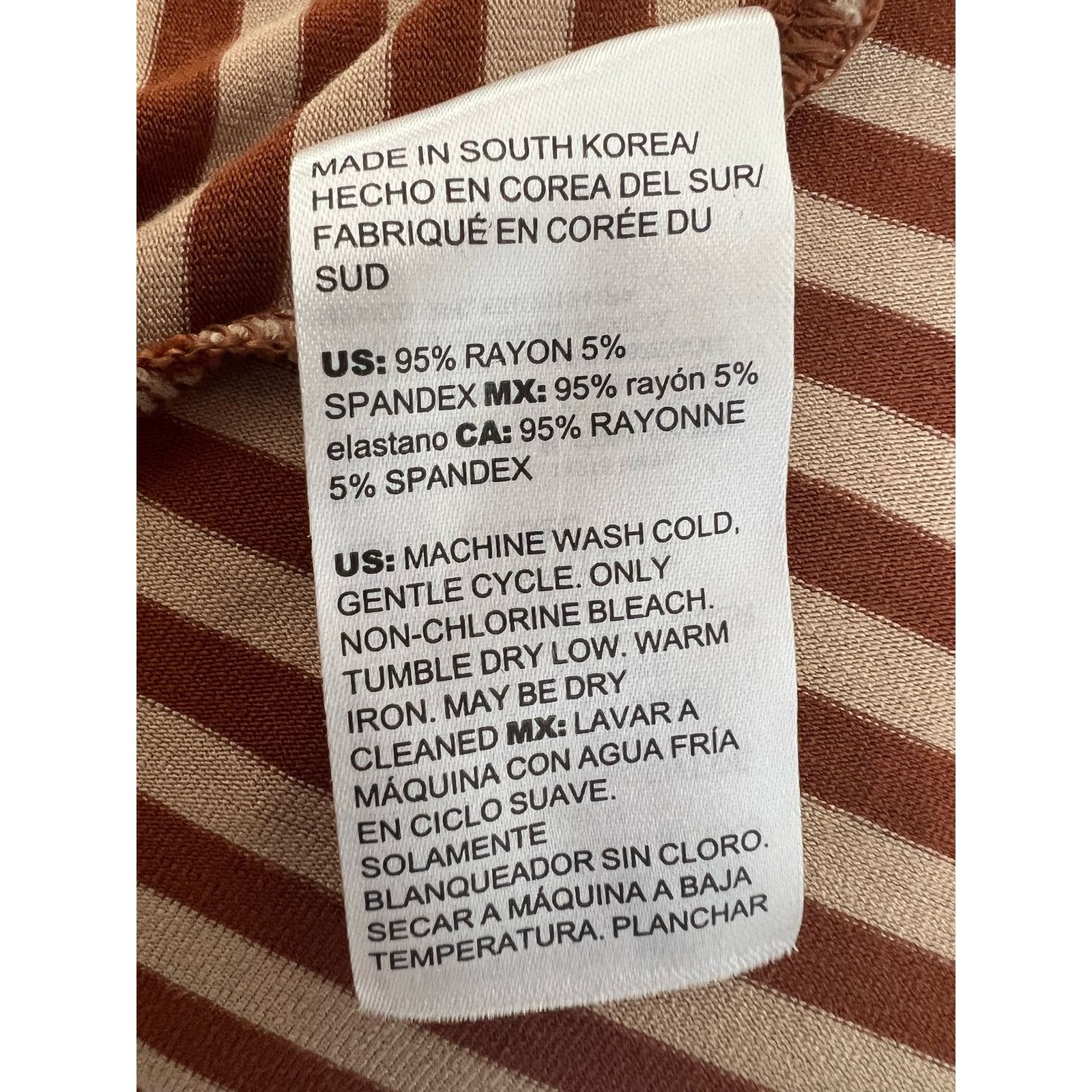 Chicos Chico’s Women's Striped Turtleneck Top Size 2 (US Large) Size L / US 10 / IT 46 - 6 Thumbnail