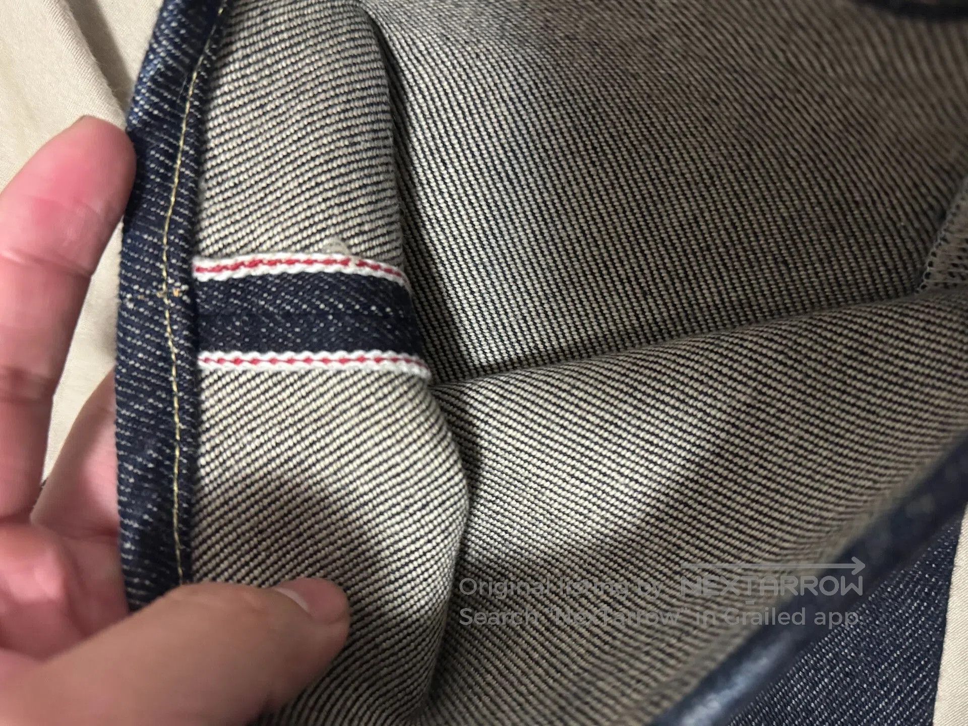 Momotaro Jeans Iron Heart 21oz Raw Denim Jeans. Size US 31 - 7 Thumbnail