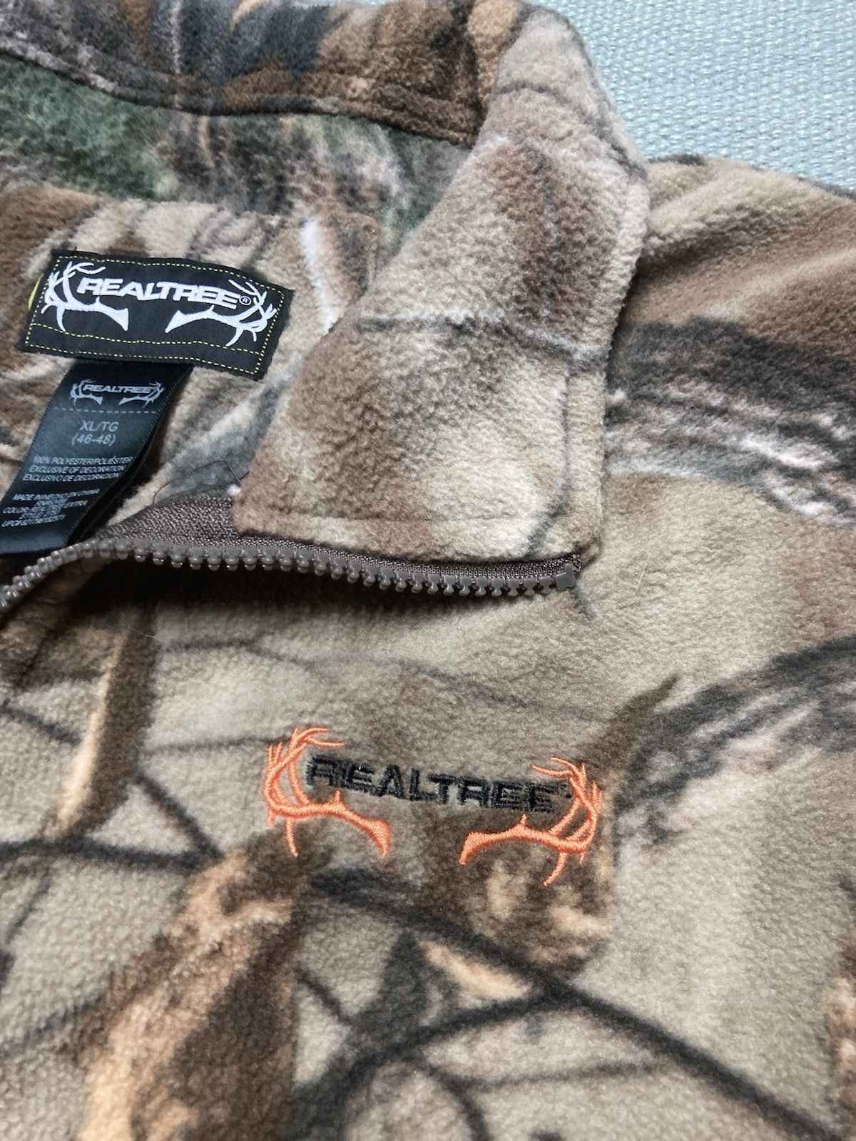 Vintage Vtg realtree camo fleece jacket soft camouflage hunting XL Size US XL / EU 56 / 4 - 3 Thumbnail