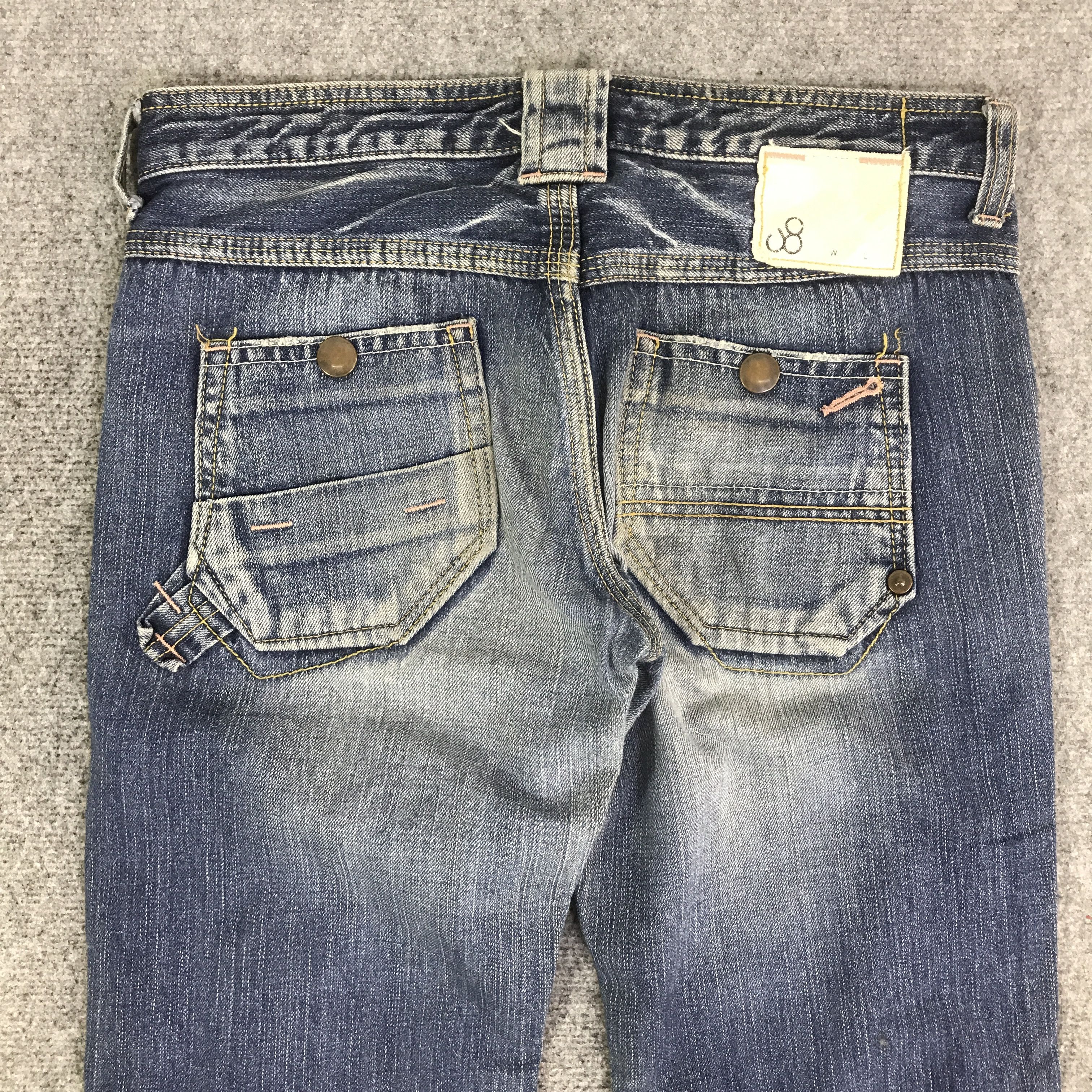 Japanese Brand BAGGY JOHN BULL JAPANESE BRAND DISTRESSED DENIM K118B20 Size US 32 / EU 48 - 5 Thumbnail