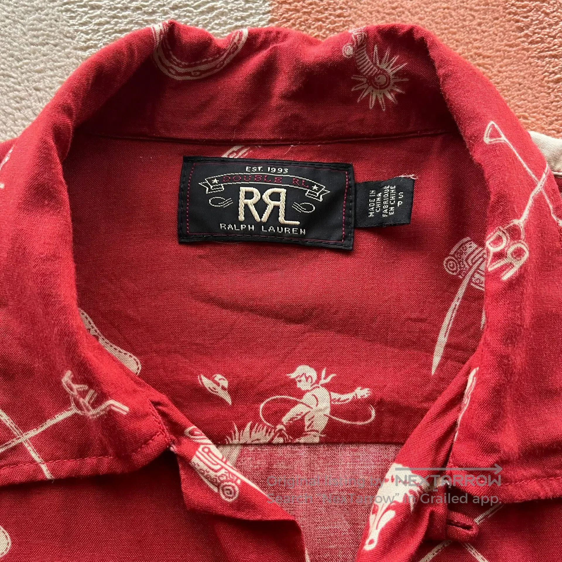 RRL Ralph Lauren RRL Ralph Lauren Double RL Short Sleeve Shirt. Size US S / EU 44-46 / 1 - 4 Thumbnail