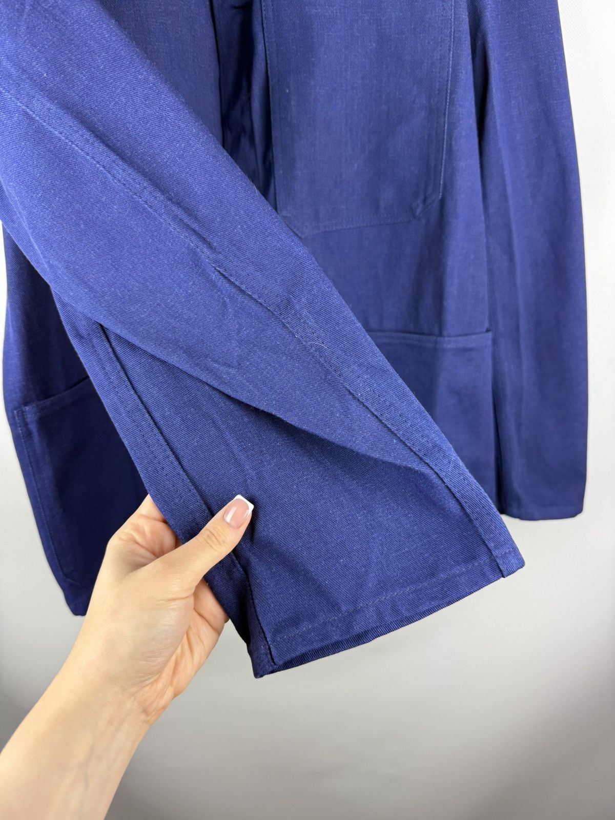 Le Laboureur Vintage French / German Sanforize Work Jacket Chore Coat Size US M / EU 48-50 / 2 - 10 Thumbnail