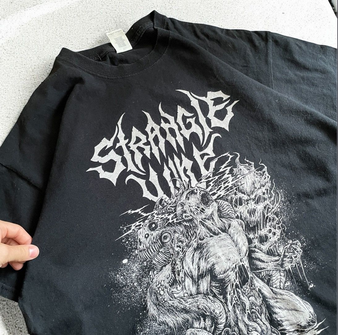 Japanese Brand × Vintage Vintage merch gildan t-shirt heavy metal horror rock anarchy Size US XL / EU 56 / 4 - 2 Thumbnail