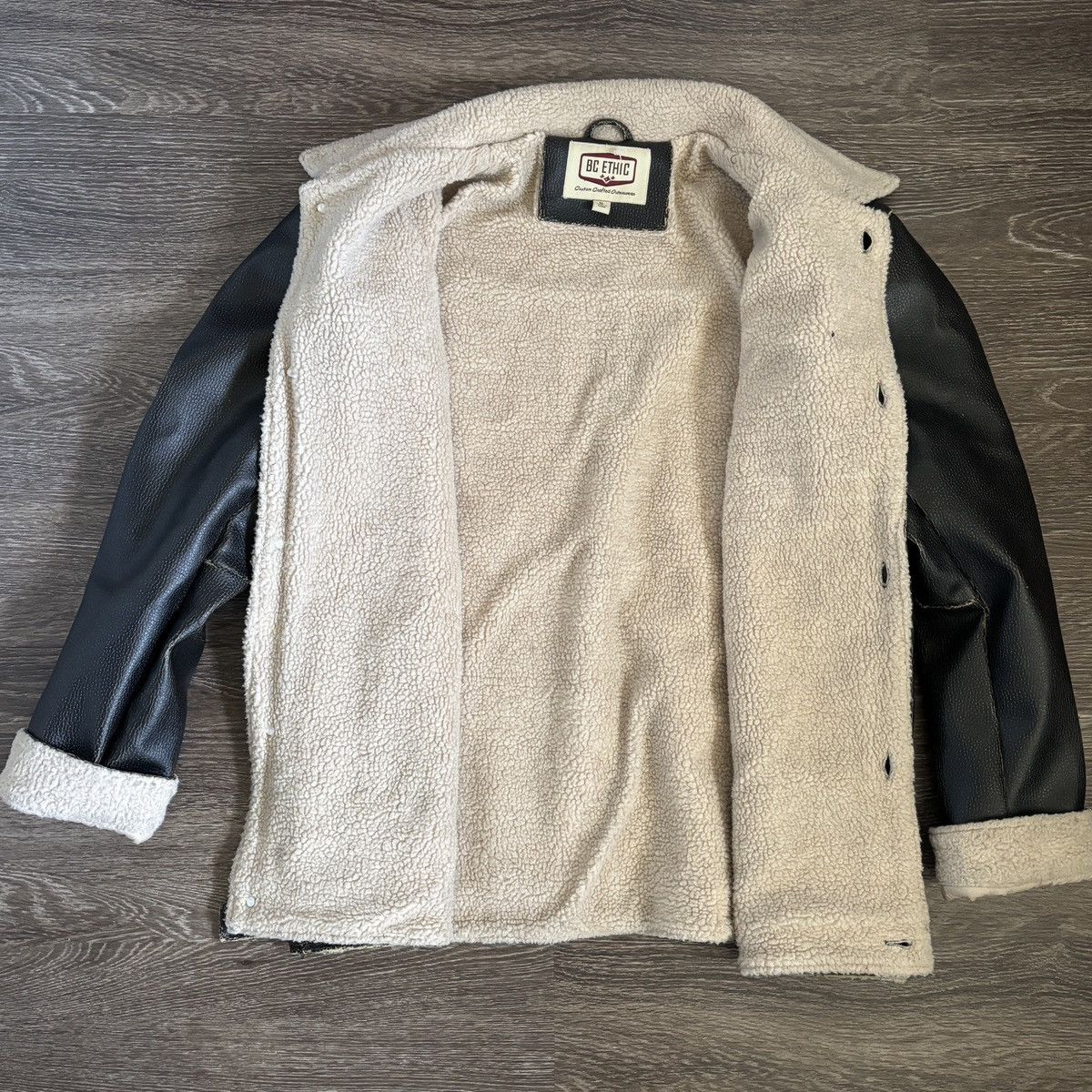 Bc Ethic Bc Ethic 90s Sherpa leather jacket Size US XL / EU 56 / 4 - 2 Thumbnail