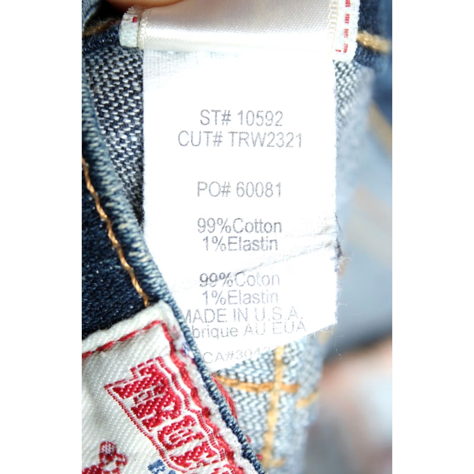 True Religion TRUE RELIGION Stella Blue Stretch Denim Skinny Jeans Sz. 26 Womens Jeans 28x35 Slim Skinny Rise 7" Inseam 35" Denim 99% Cotton 1% Elastin Size 26" / US 2 / IT 38 - 8 Thumbnail