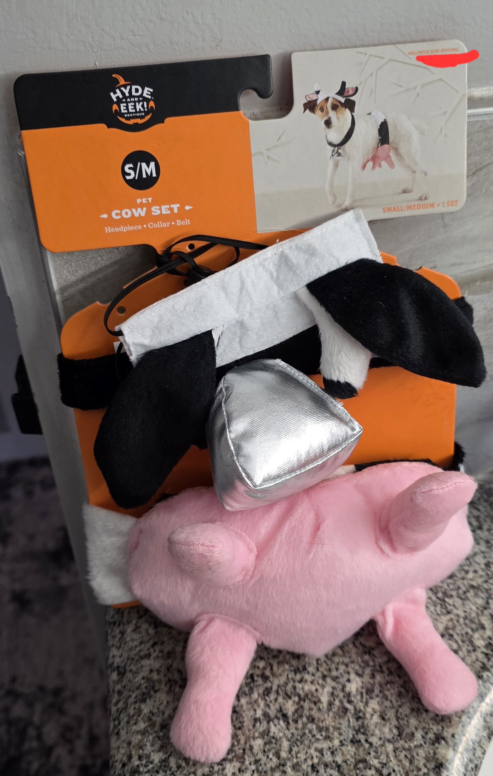 Other NWT Hyde And Eek! Boutique Cow Set headpiece Costume Dog Med Size ONE SIZE - 1 Thumbnail