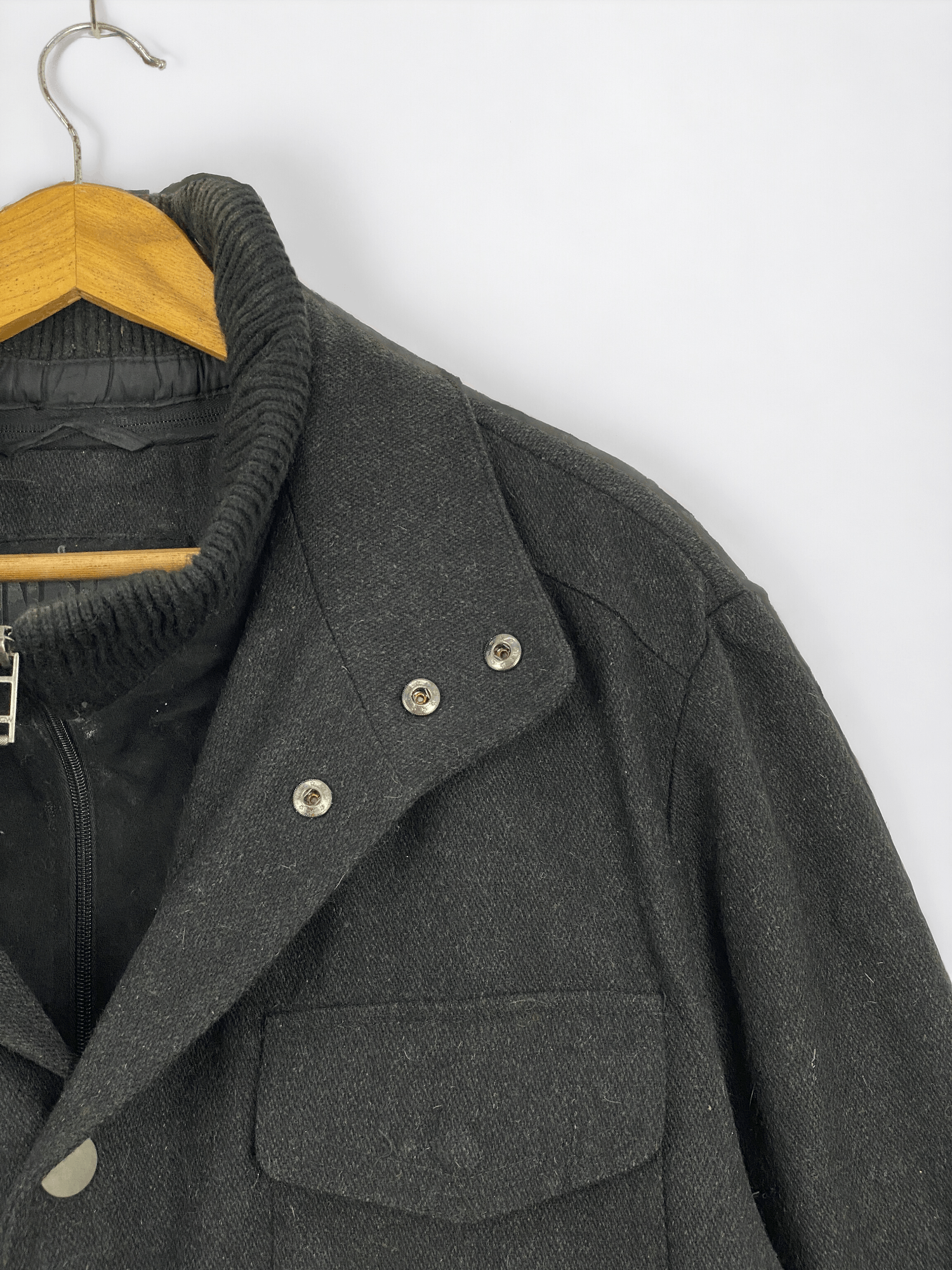 Angelo Litrico Vintage Angelico Litrico Heavy Coat Zipper Up Jacket JA0059 Size US XXL / EU 58 / 5 - 11 Thumbnail