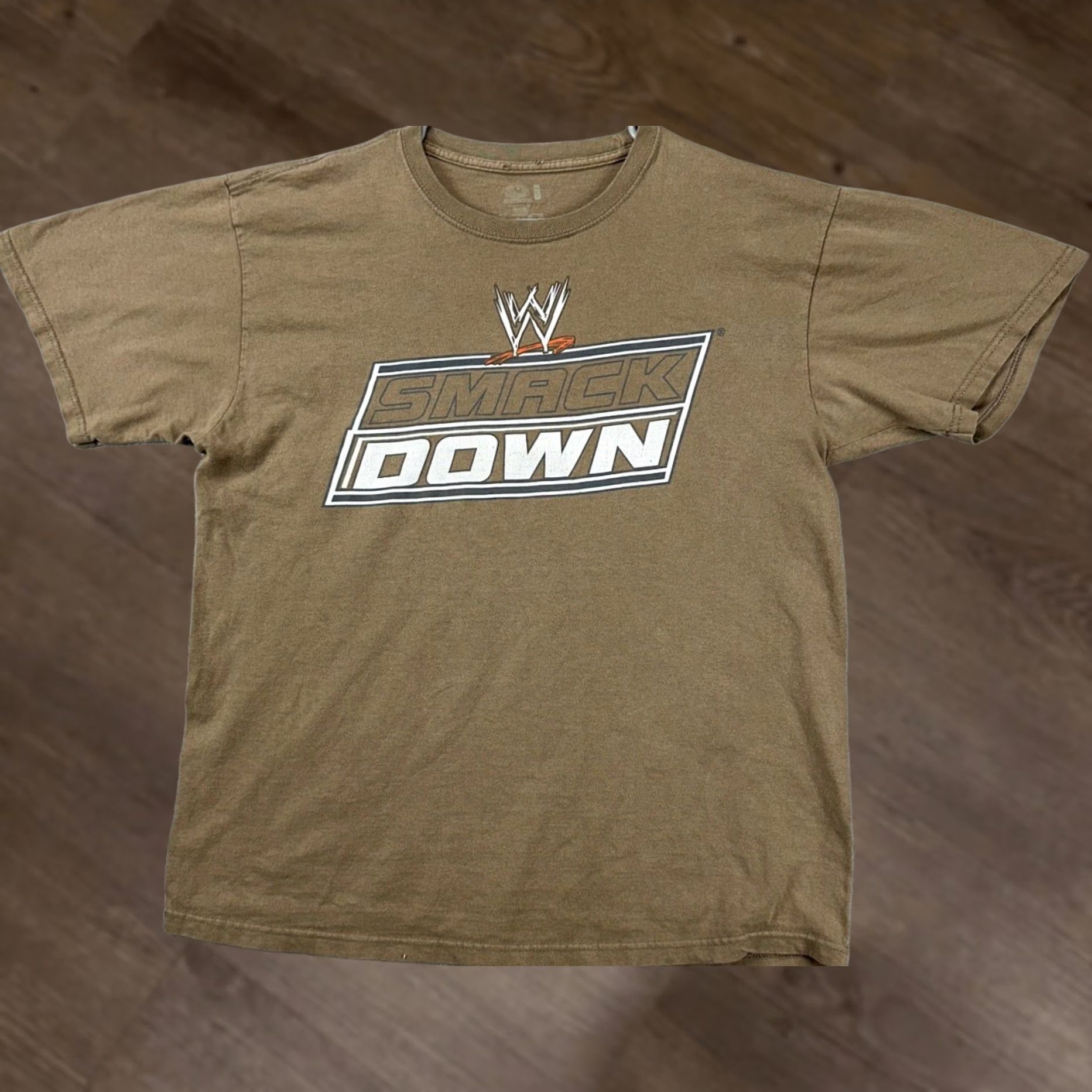 Fruit Of The Loom Fruit of the Loom Shirt Brown Smack Down T-Shirt Short Sleeve Mens Adult Large Size US L / EU 52-54 / 3 - 1 Thumbnail