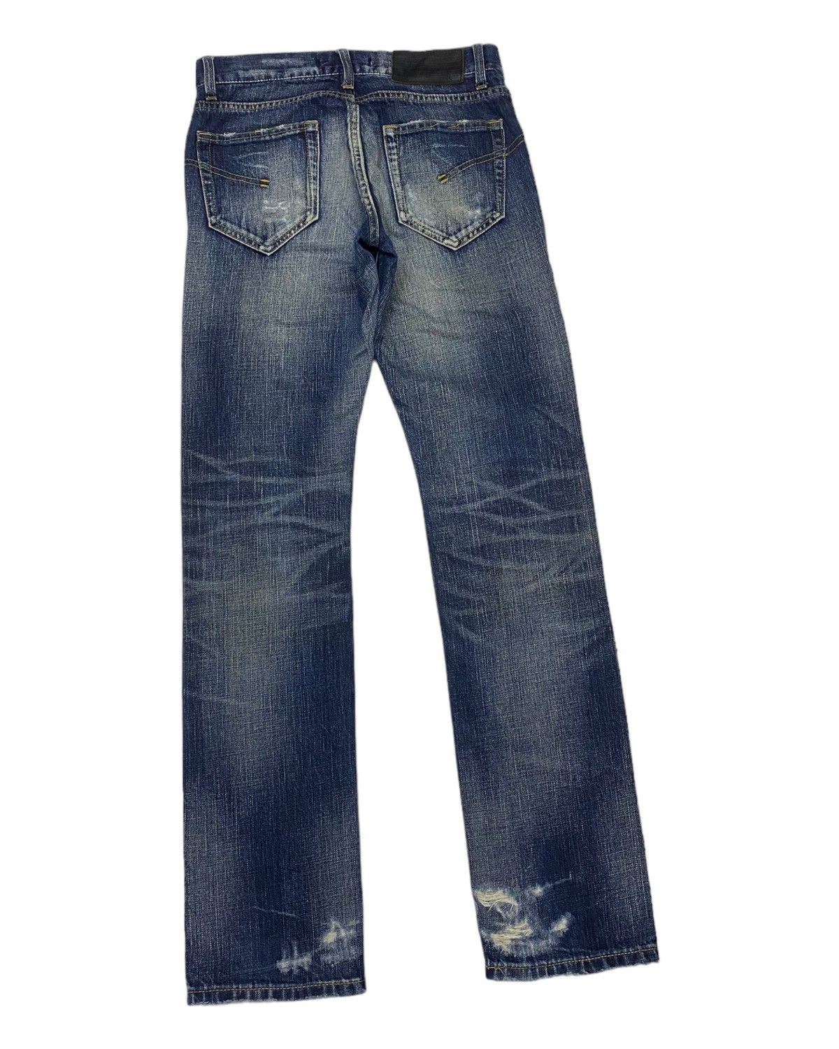 Hysteric Glamour 🔥JACK ROSE DISTRESSED DENIM PATCHWORK DENIM JEANS Size US 29 - 4 Thumbnail