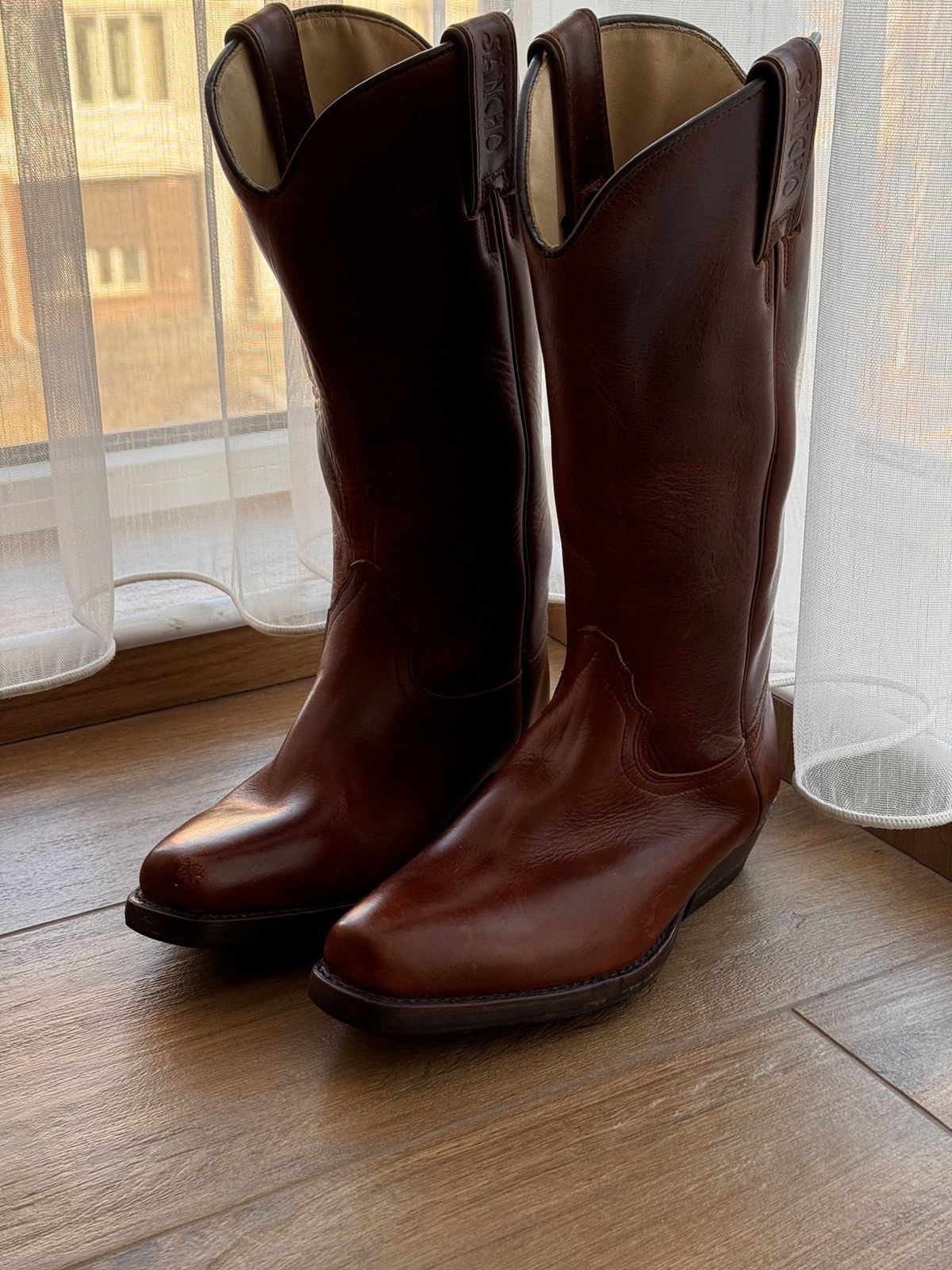 Cowboy Equipment × Sancho Boots × Vintage Vintage Sancho Cowboy Western Made in Spain Boots sz 38 Size US 8 / IT 38 - 4 Thumbnail
