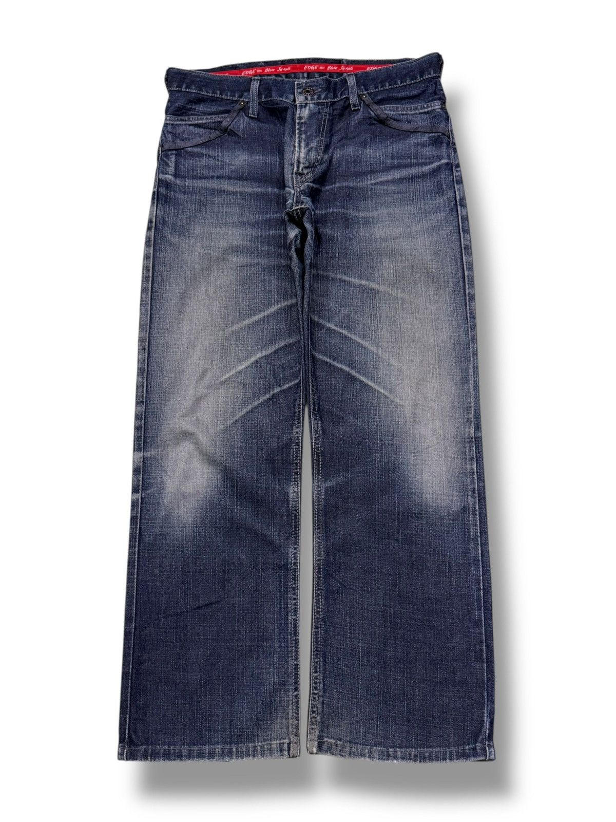 Edwin Vintage Edwin 503 Edge Of Blue Jeans Japan Denim | W35 Size US 35 - 2 Thumbnail