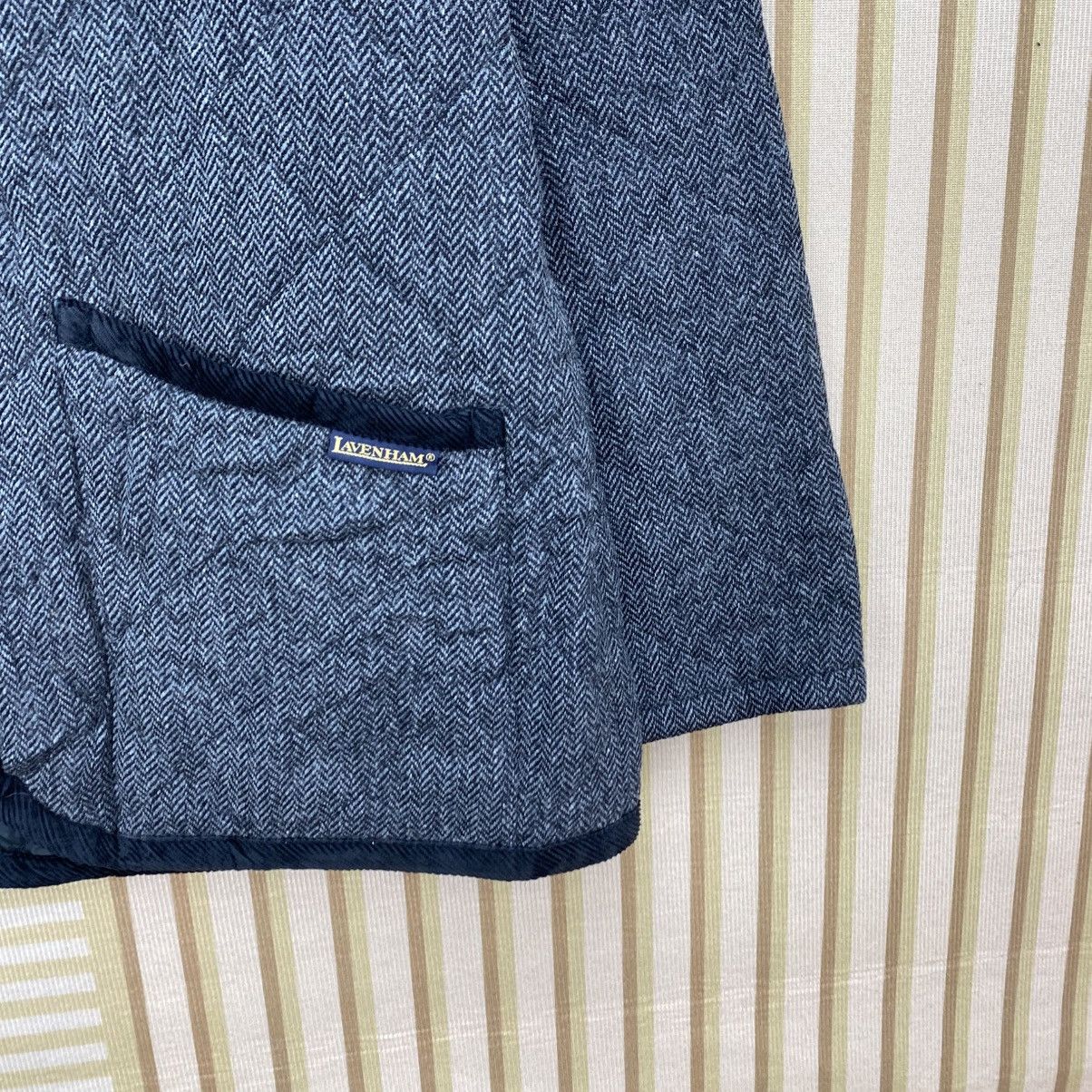Lavenham 🫶 Lavenham wool quilted jacket herringbone pattern corduroy Size US S / EU 44-46 / 1 - 3 Thumbnail
