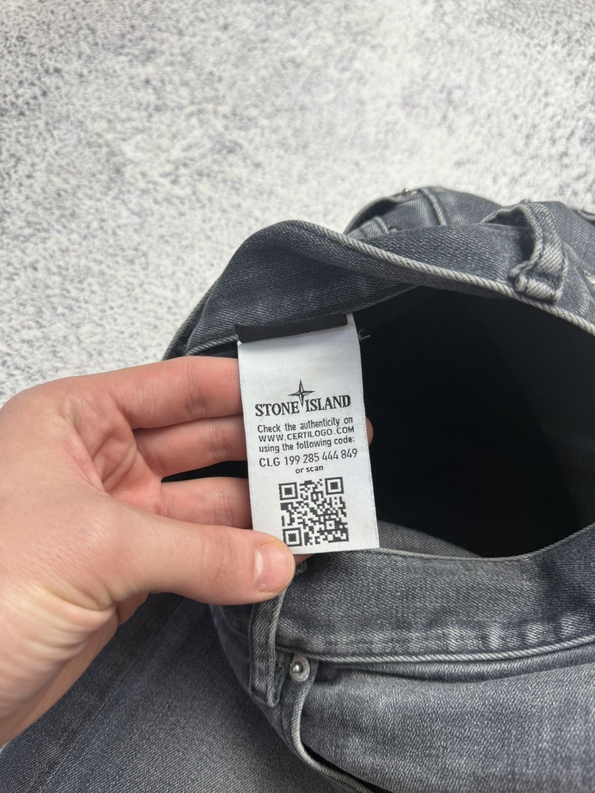 Stone Island Stone Island Grey Jeans Size US 31 - 20 Thumbnail