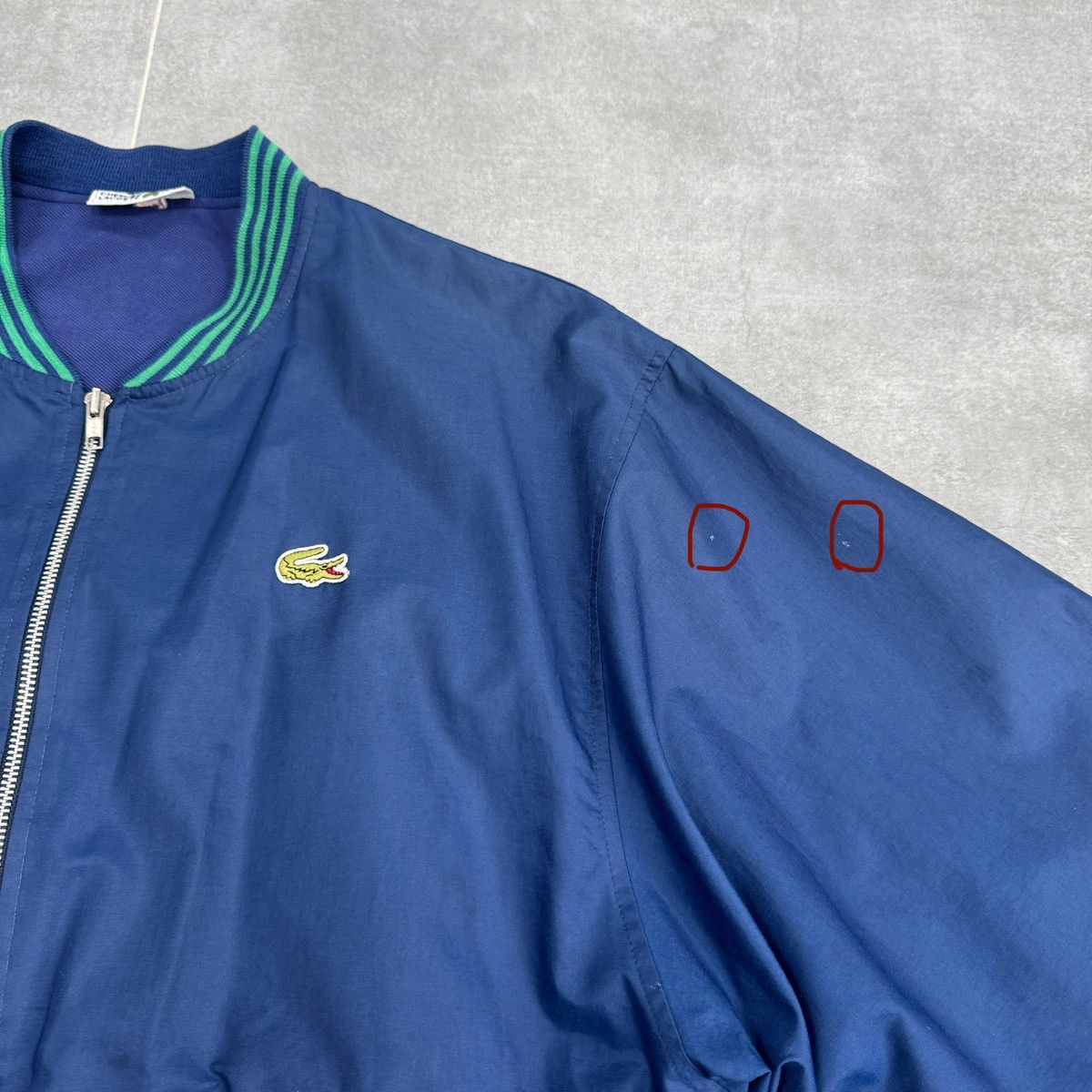 Lacoste Vintage Lacoste Chemise Bomber Jacket Blue Men Size 6 /L/XL Size US L / EU 52-54 / 3 - 9 Thumbnail