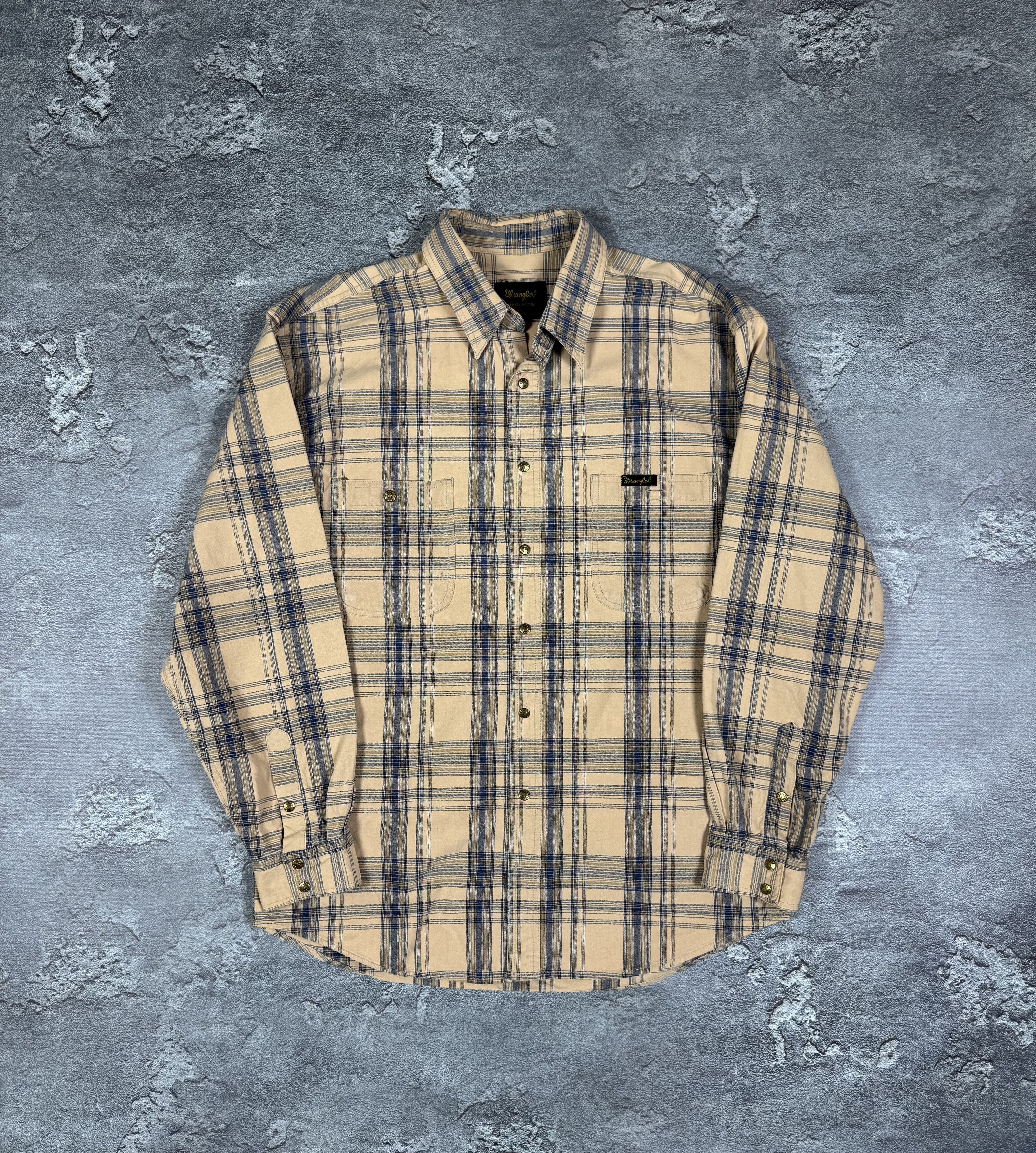 If Six Was Nine Wrangler Plaid Long Sleeve Shirt Button Size XXL Size US XXL / EU 58 / 5 - 1 Thumbnail