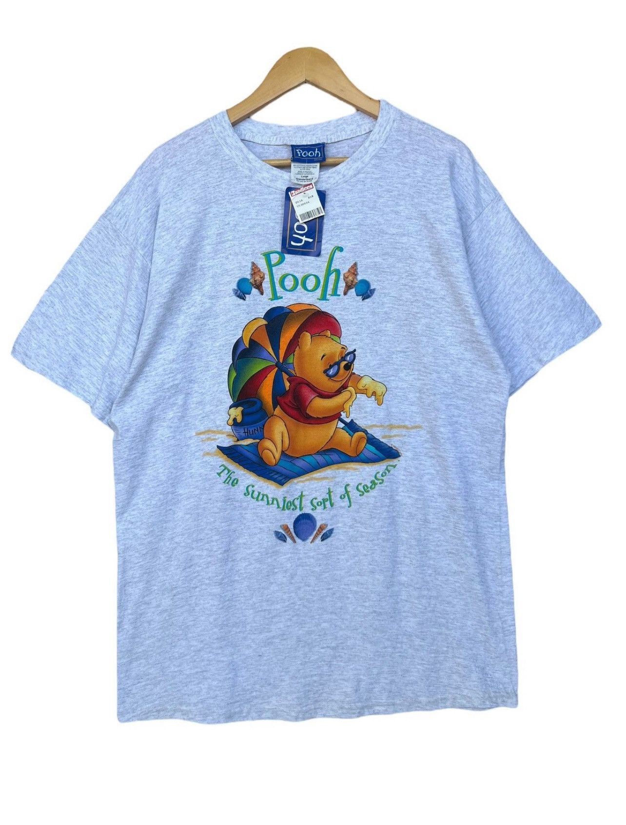 Disney Vintage 90s Winnie The Pooh Tee Large New Old Stock With Tag Size US XL / EU 56 / 4 - 1 Thumbnail