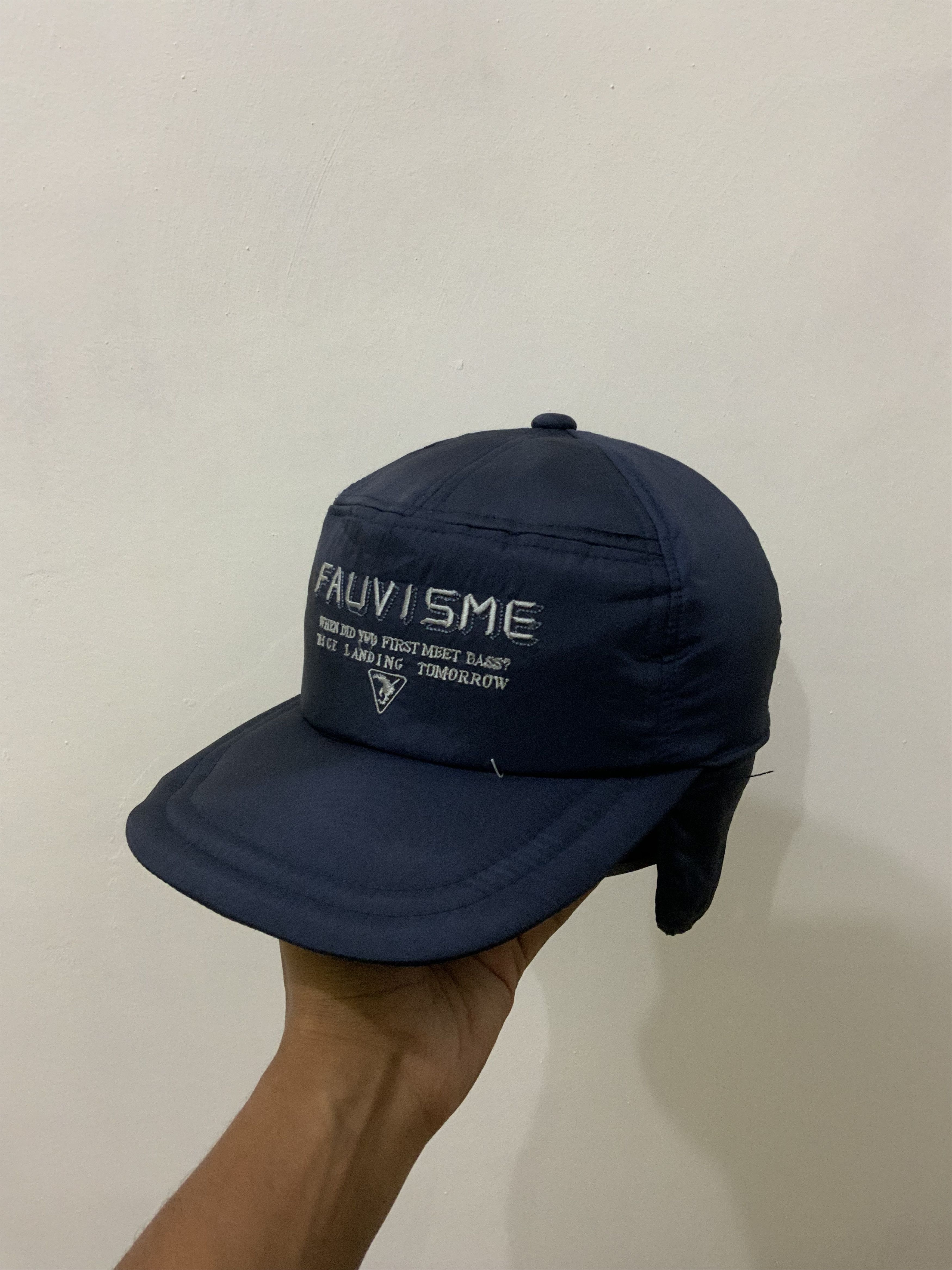 Japanese Brand Fauvisme Indigo Ski Hat Size ONE SIZE - 1 Thumbnail