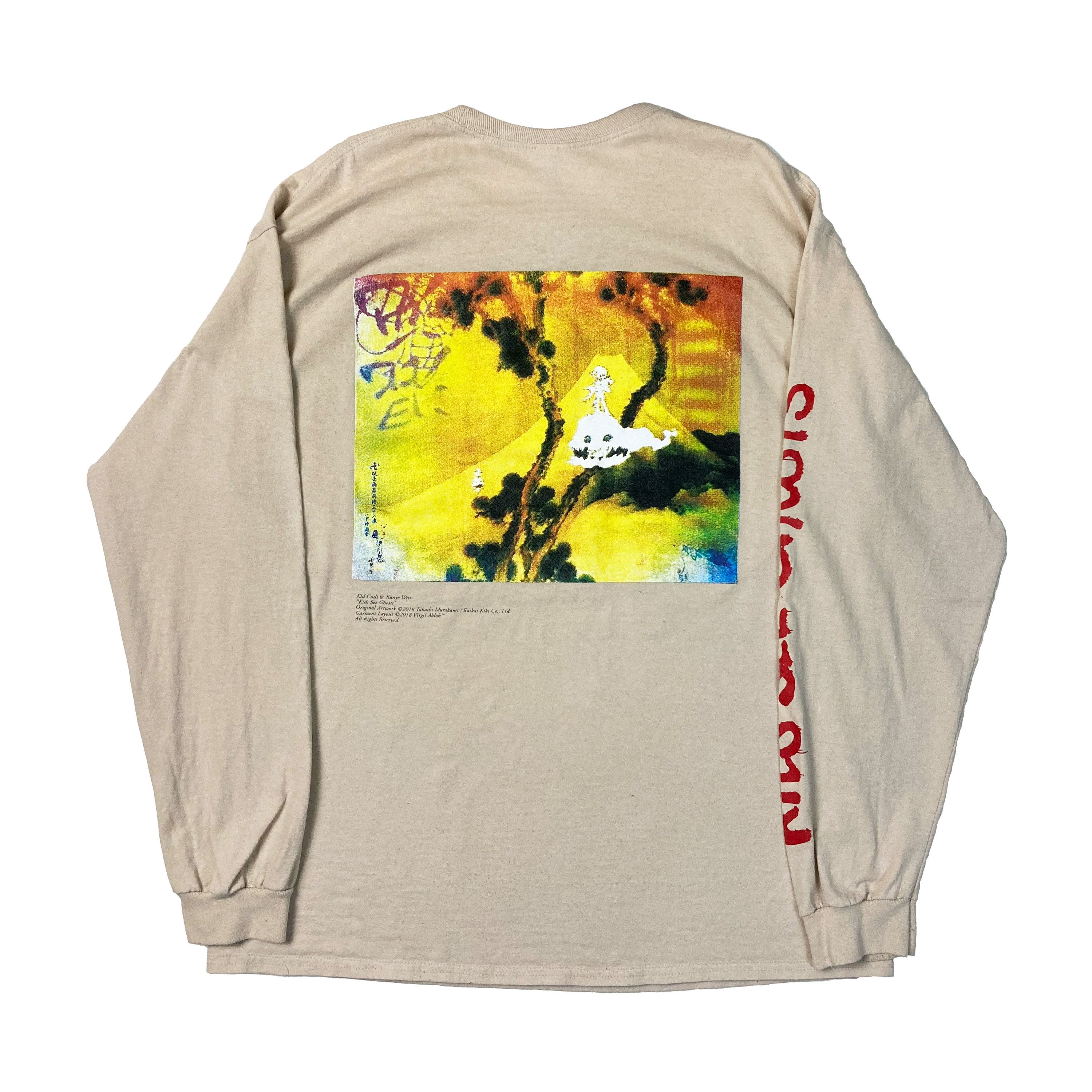 Kanye West Kids See Ghosts Long Sleeve Shirt Virgil Abloh Murakami