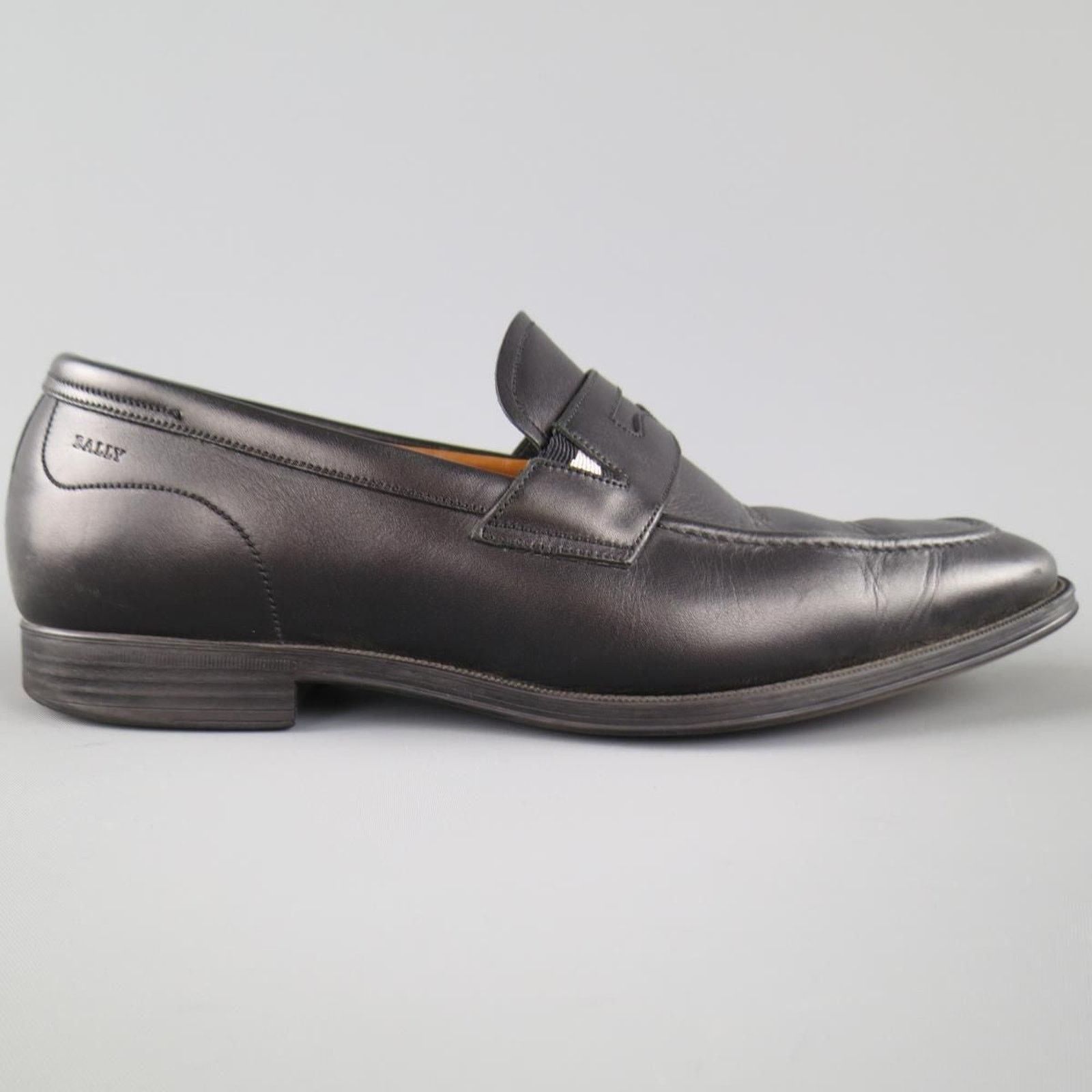 Bally BALLY Size 7.5 Black Leather Penny Loafers Size US 7.5 / EU 40-41 - 1 Thumbnail