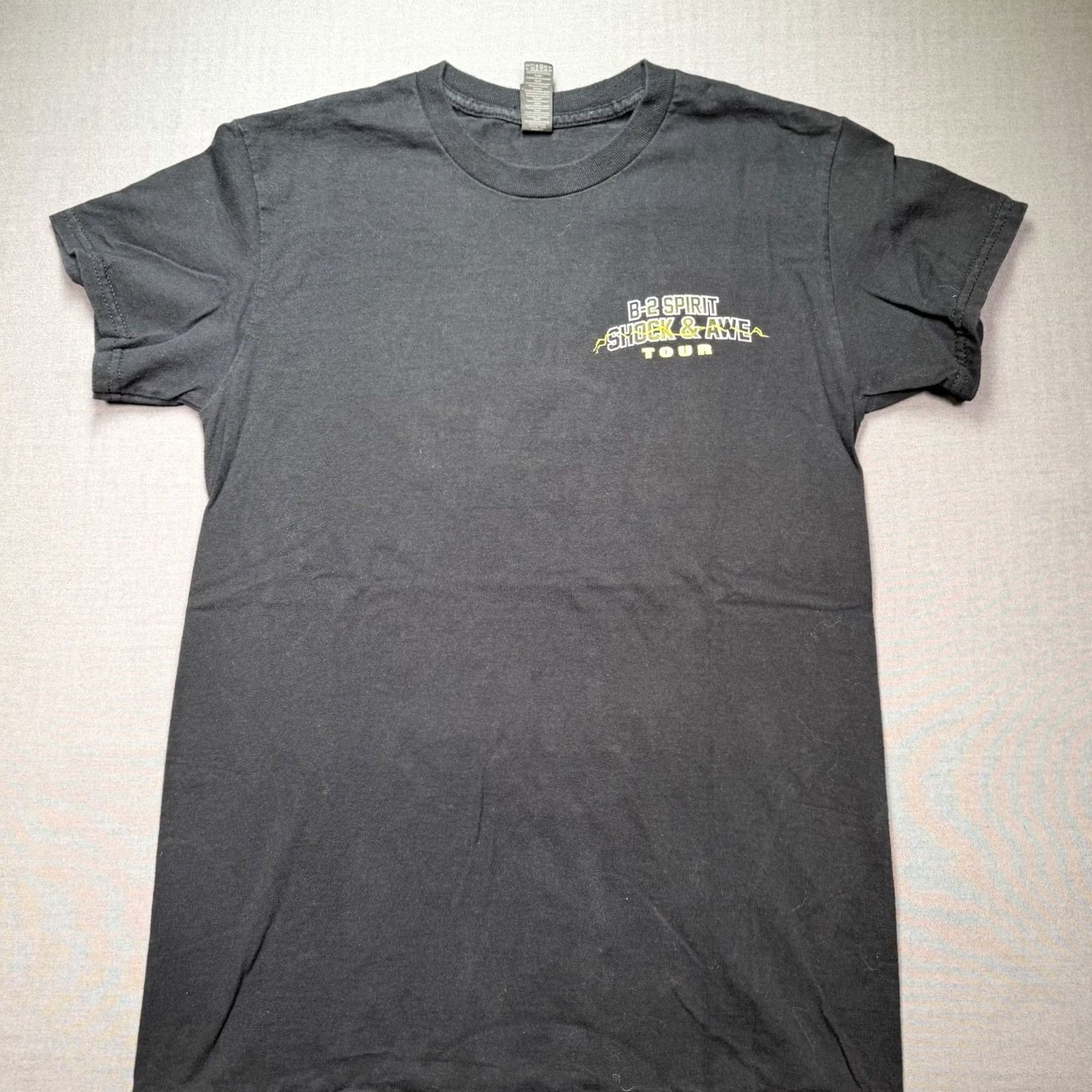 ESPIRIT Northrop Grumman Shirt Men S Black Planes Spirit B2 Stealth Bomber T-Shirt Short Sleeve Crew Neck Graphic Print USA Aerospace Mens Size US S / EU 44-46 / 1 - 3 Thumbnail