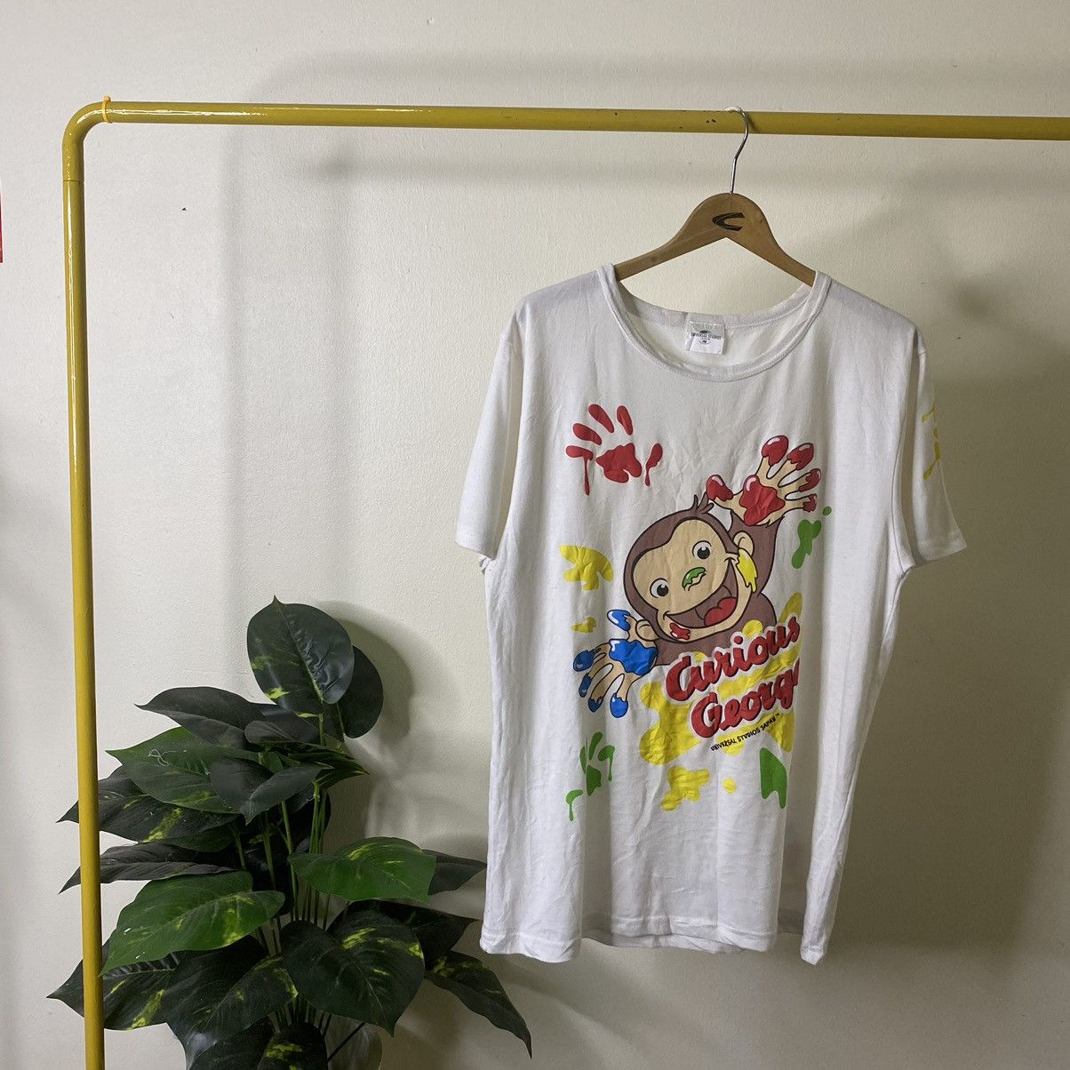 Universal Studios Y2K Universal Studios Japan x Curious George Cartoon Tee Size US L / EU 52-54 / 3 - 1 Thumbnail