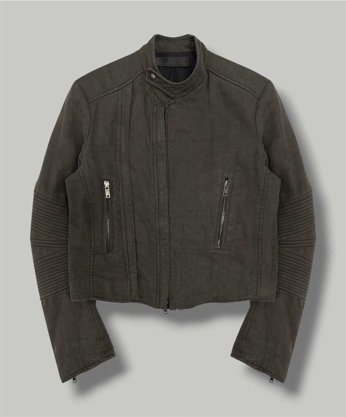 Haider Ackermann Haider Ackermann SS15 Sample Cyanide Biker Jacket Size US L / EU 52-54 / 3 - 1 Thumbnail