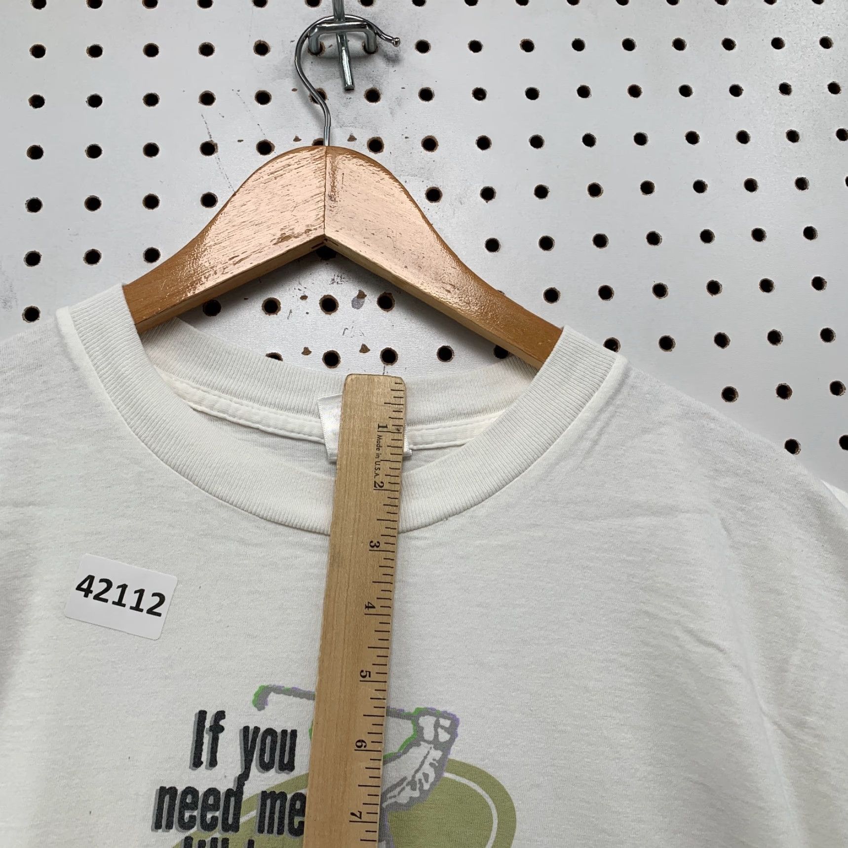 Vintage VINTAGE Silver Mountain Shirt Mens XL White Dont Need Me Golfing Humor Tee 23x29.5 Classic Funny Size US XL / EU 56 / 4 - 6 Thumbnail