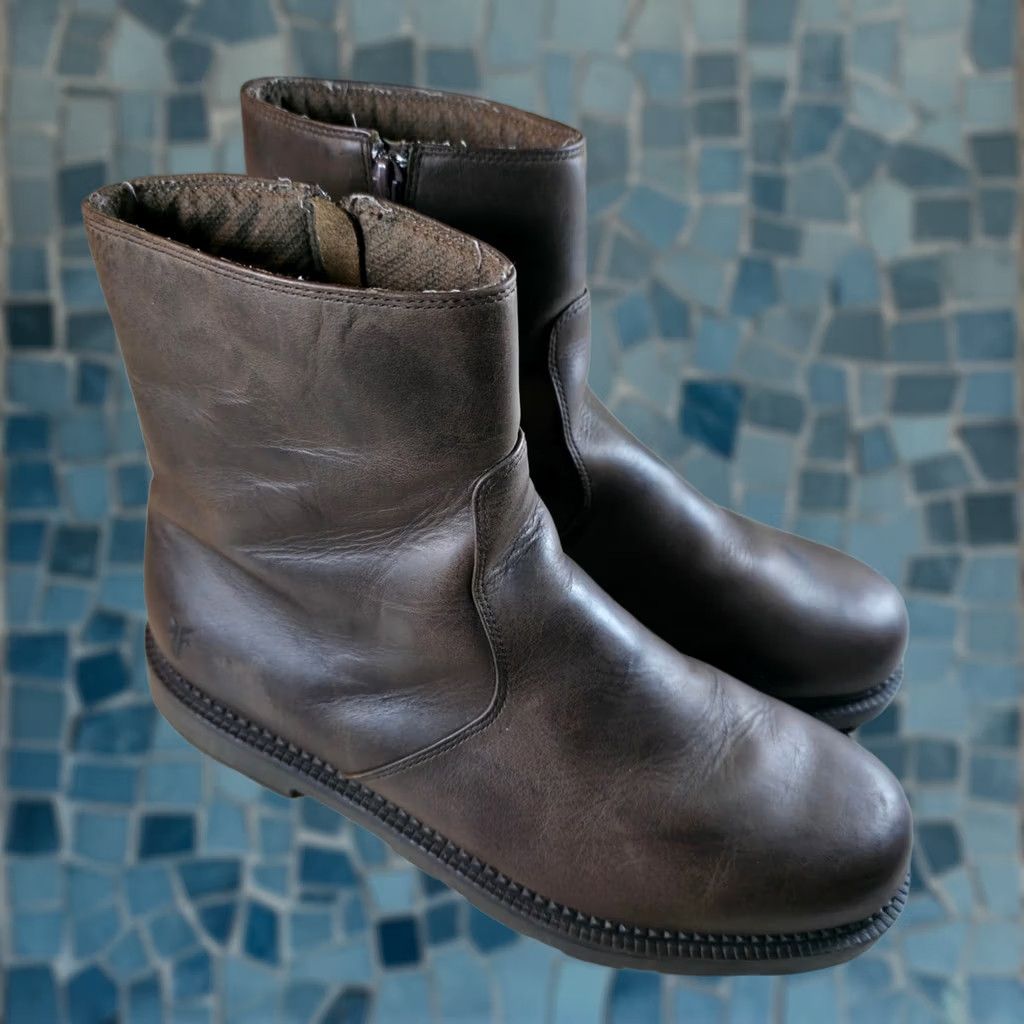 Frye Frye 87901 Phillip Lace Up Work Ankle Boots size 8 B  display picture 3