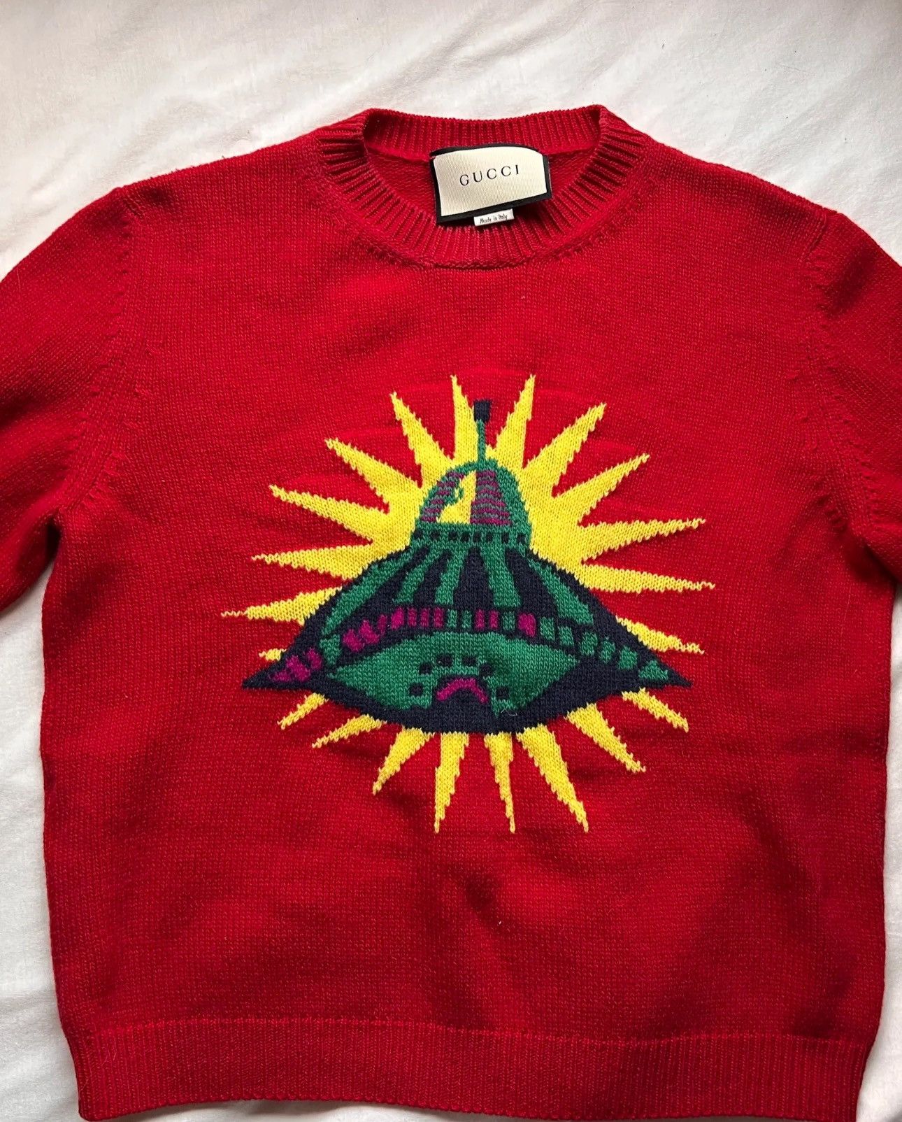 Gucci Gucci Red UFO 2017 Size US S / EU 44-46 / 1 - 1 Thumbnail
