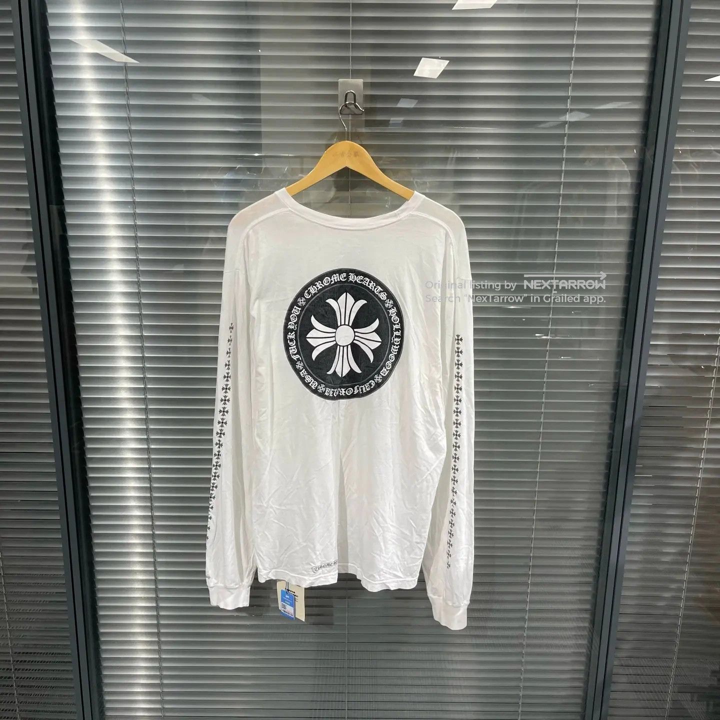 Chrome Hearts Vintage 90s Chrome Hearts Vine Dagger Floral LS Tee