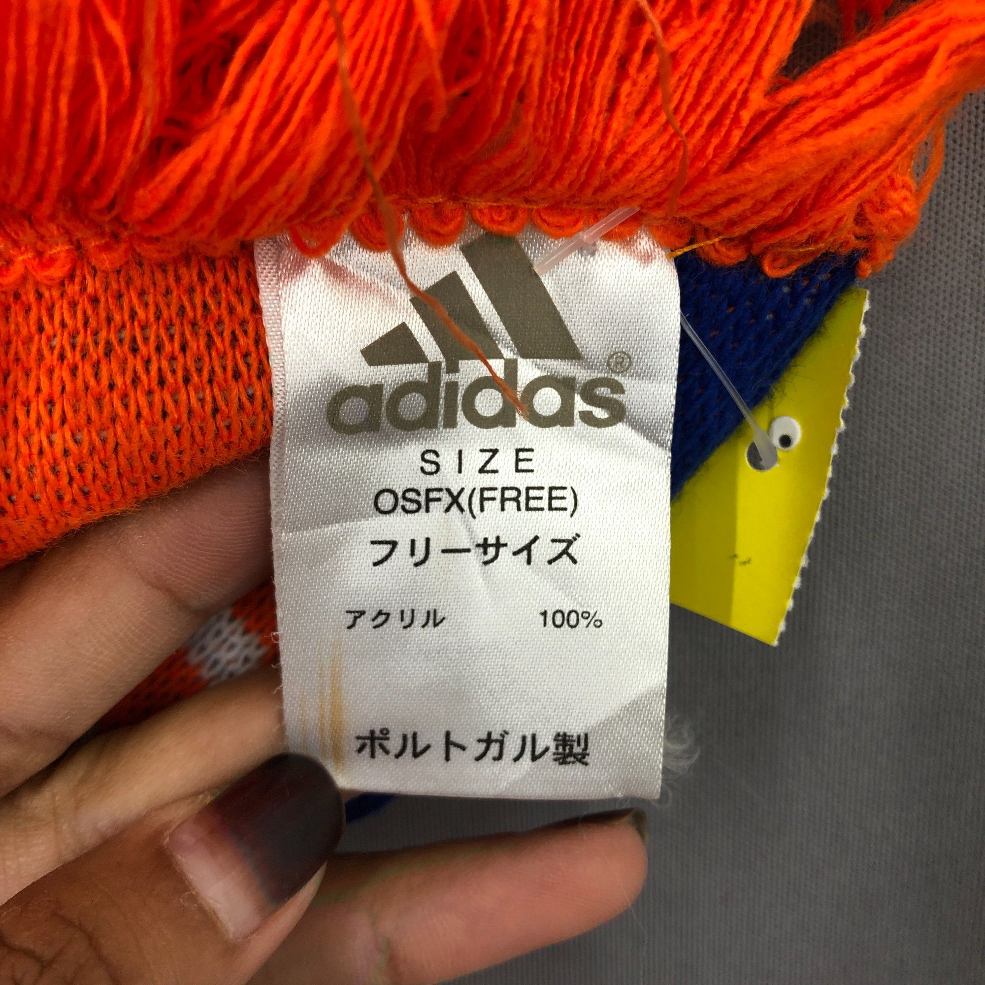 Adidas Vintage Adidas Scarf Muffler Knit Wool Fringe Winter Scarves Size ONE SIZE - 5 Thumbnail