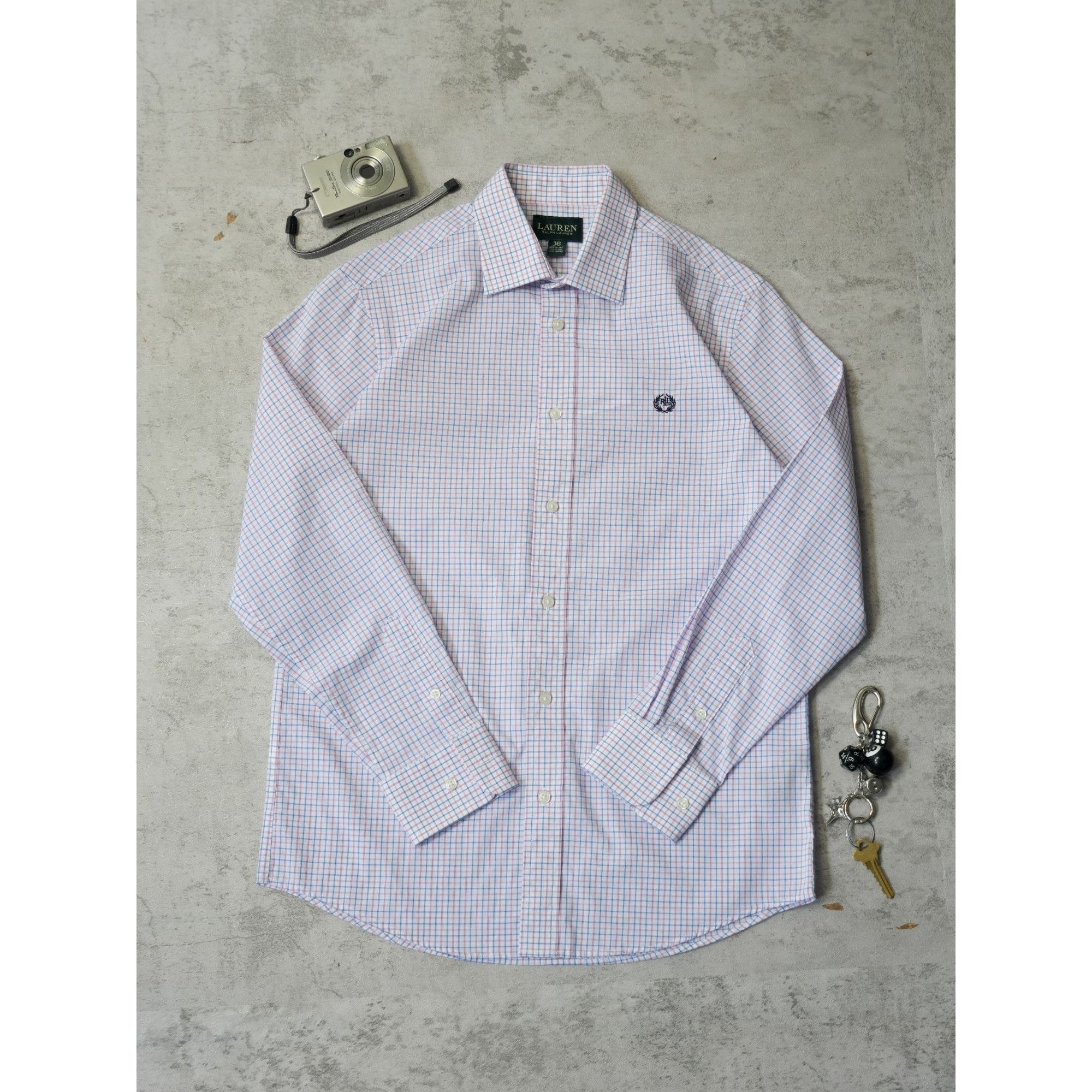 Polo Ralph Lauren Polo Ralph Lauren Checkered Button Up Shirt Size L / US 10 / IT 46 - 1 Thumbnail