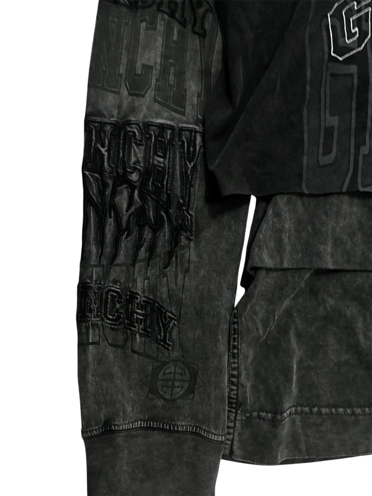 Givenchy Givenchy Layered Masked Tshirt Size US XXS / EU 40 - 3 Thumbnail