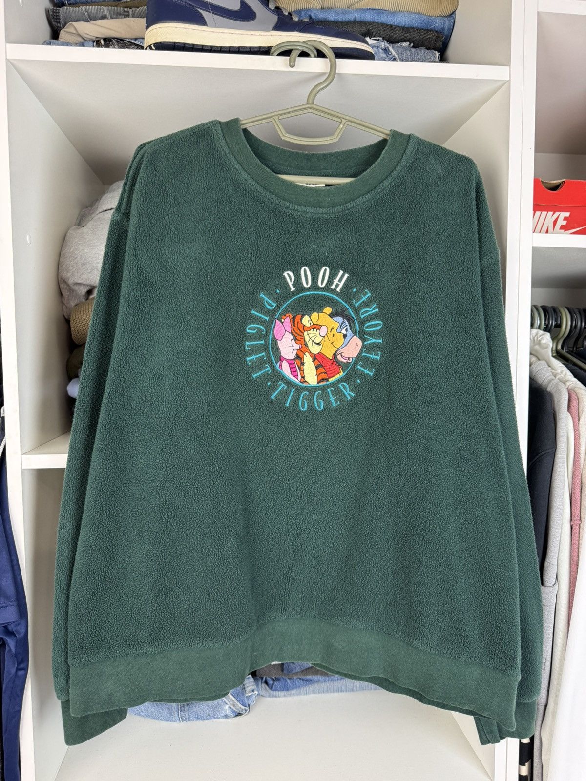 Disney Vintage Disney Winnie the Pooh & Friends Fleece Sweatshirt Size US M / EU 48-50 / 2 - 1 Thumbnail