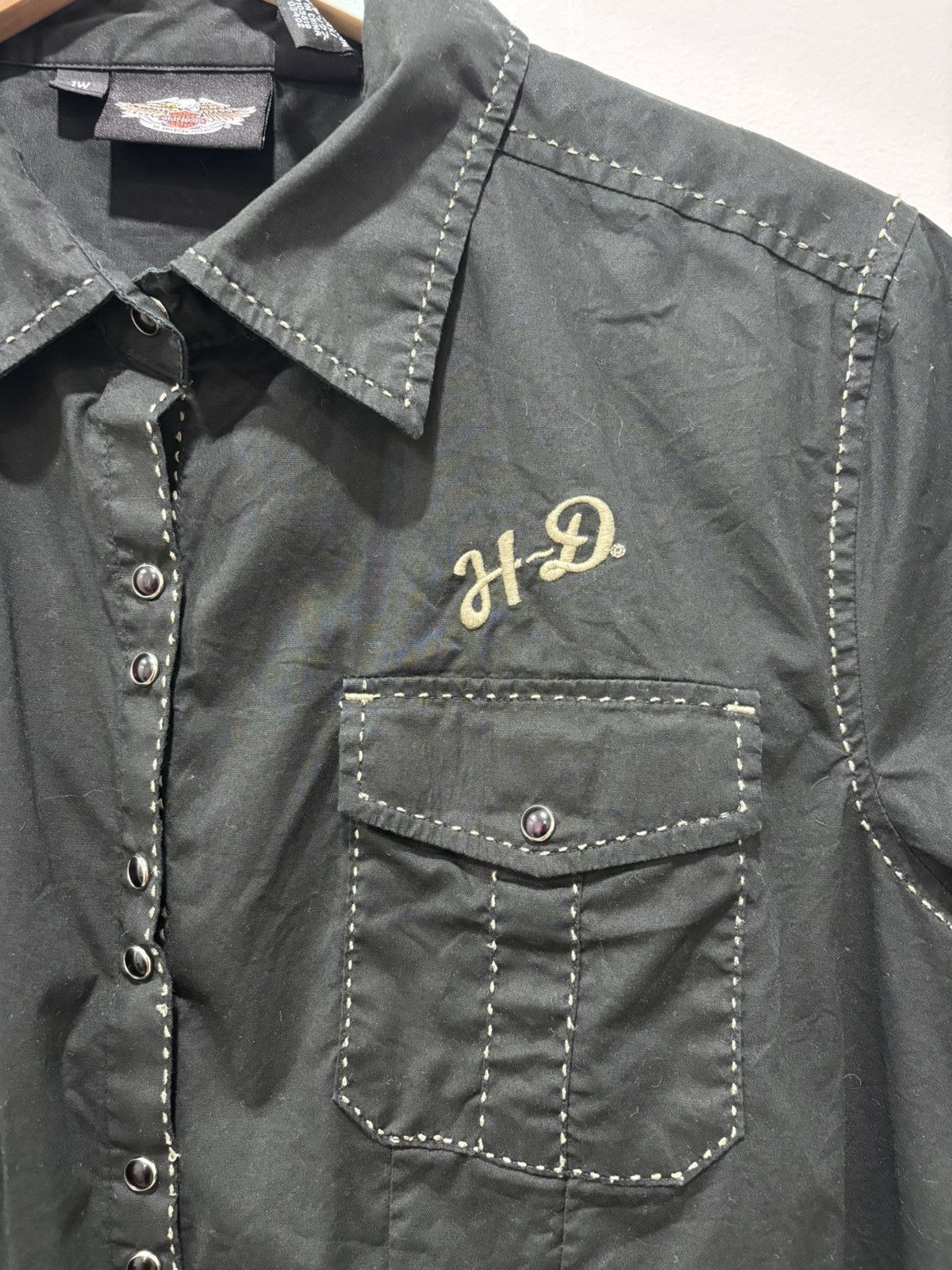 Harley Davidson × Vintage Harley Davidson Button Up Size US M / EU 48-50 / 2 - 3 Thumbnail