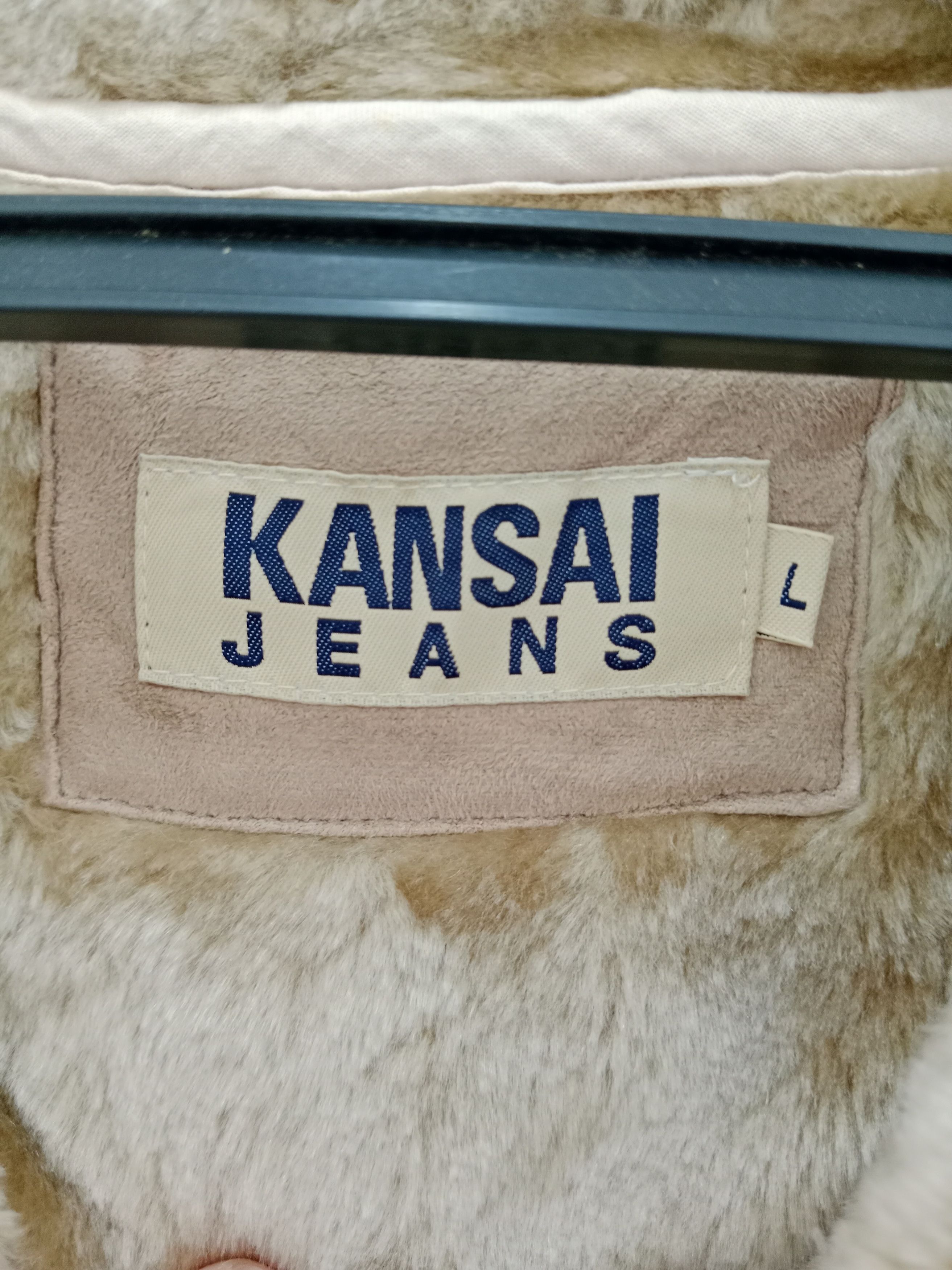 Japanese Brand × Kansai Yamamoto Kansai Jeans Fur Jacket Japanese Brand Size US L / EU 52-54 / 3 - 6 Thumbnail