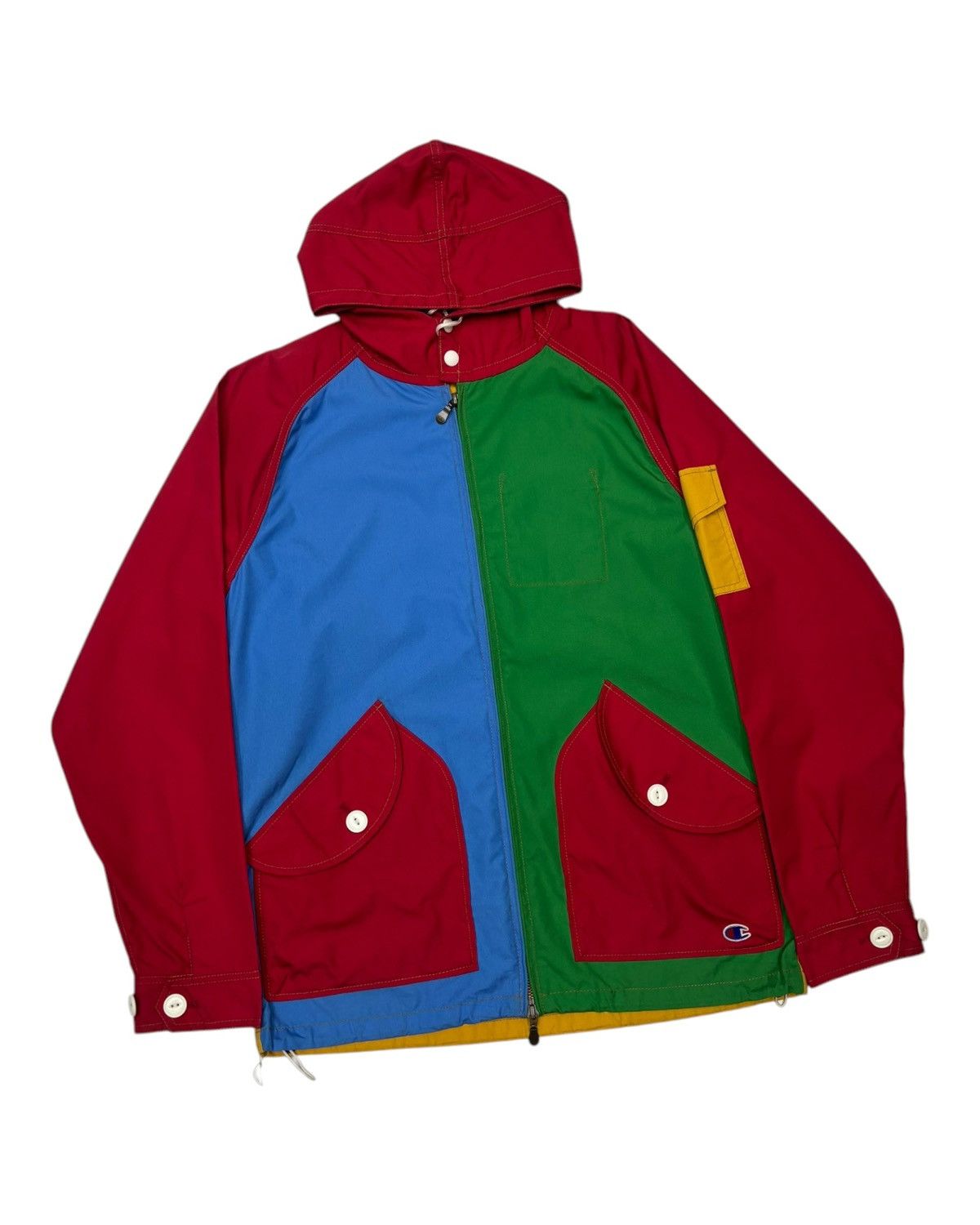 Carhartt 🔥RARE CHAMPION COLOUR BLOCK HOODIE JACKET Size US M / EU 48-50 / 2 - 7 Thumbnail
