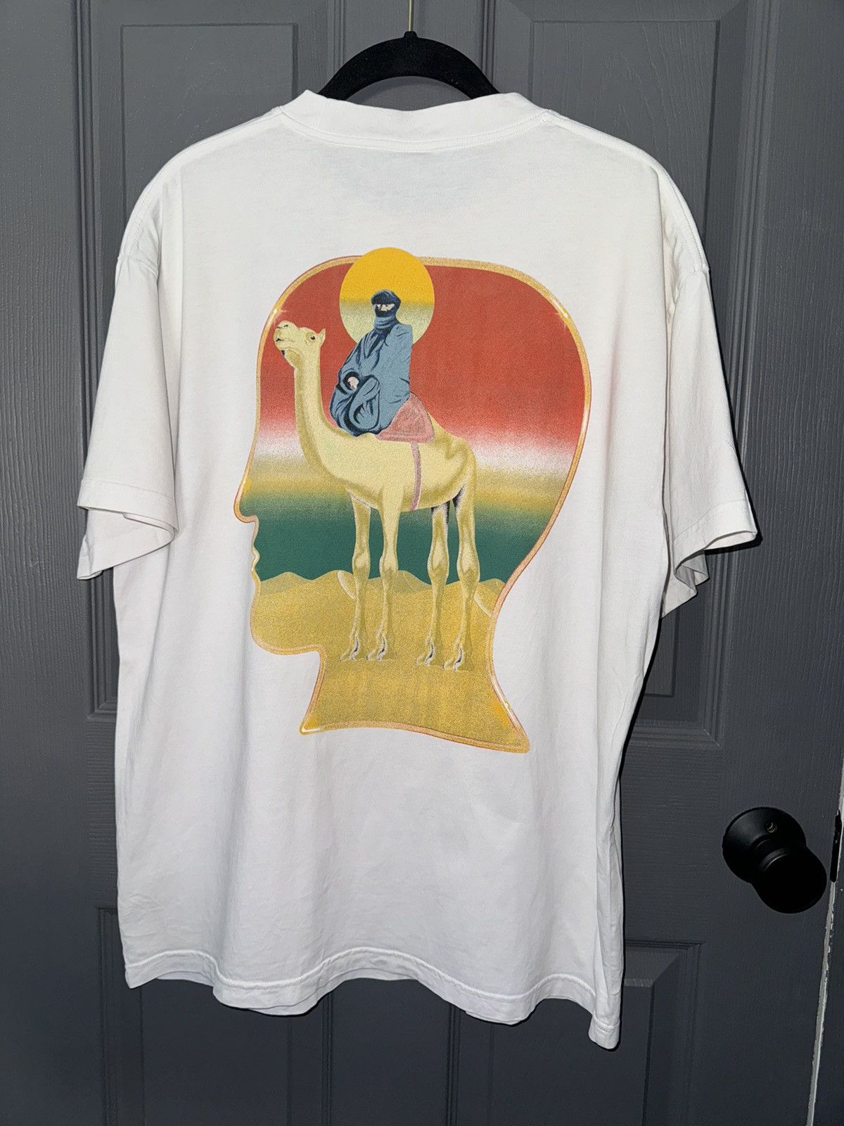 Brain Dead BRAIN DEAD X MDOU MOCTAR T-SHIRT - WHITE Size US M / EU 48-50 / 2 - 2 Thumbnail