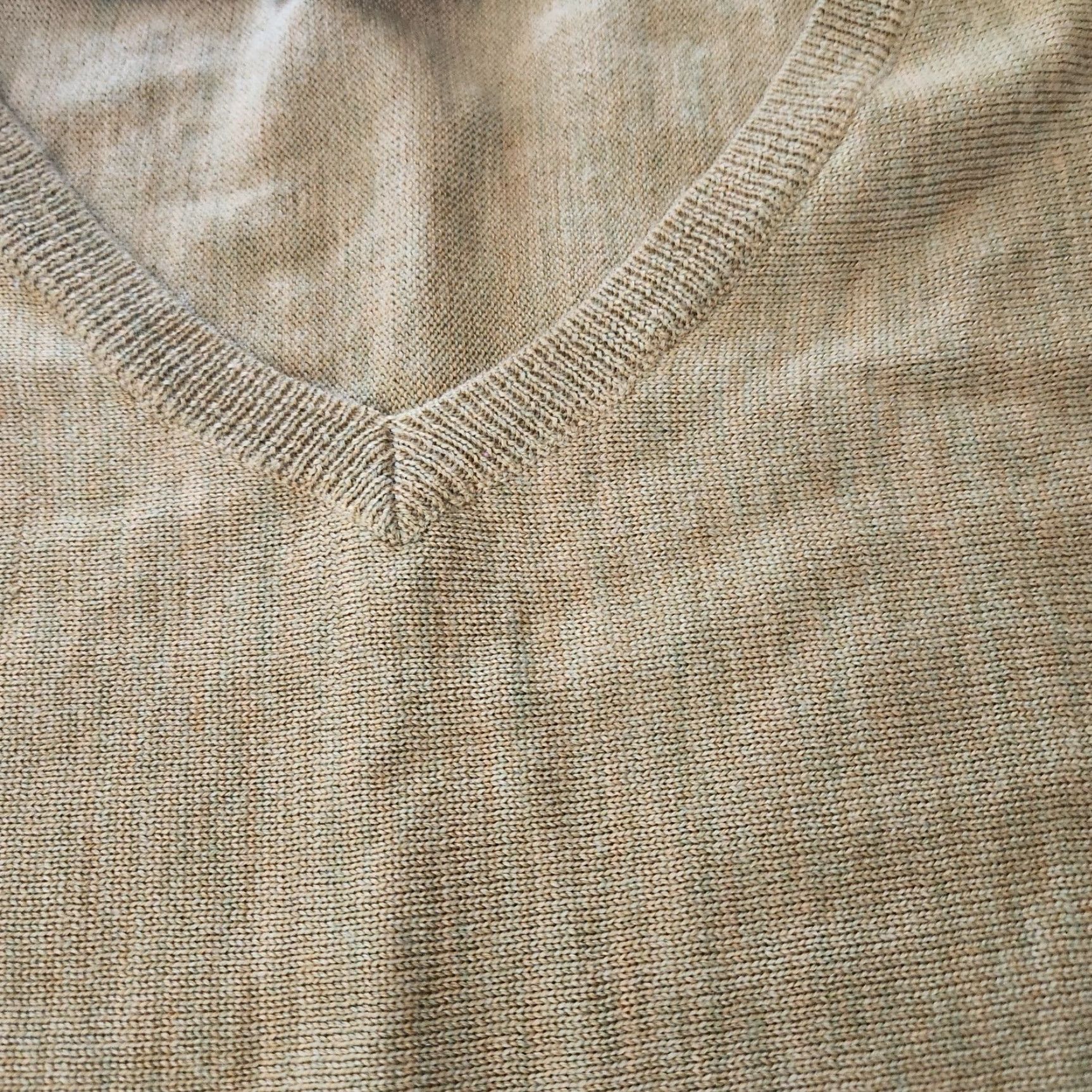 Eileen Fisher Eileen Fisher Women's Knit Sweater V-Neck 3/4 Sleeve Olive Italian Yarn Cotton Nylon Lightweight All Seasons Regular M Womens Size M / US 6-8 / IT 42-44 - 2 Thumbnail