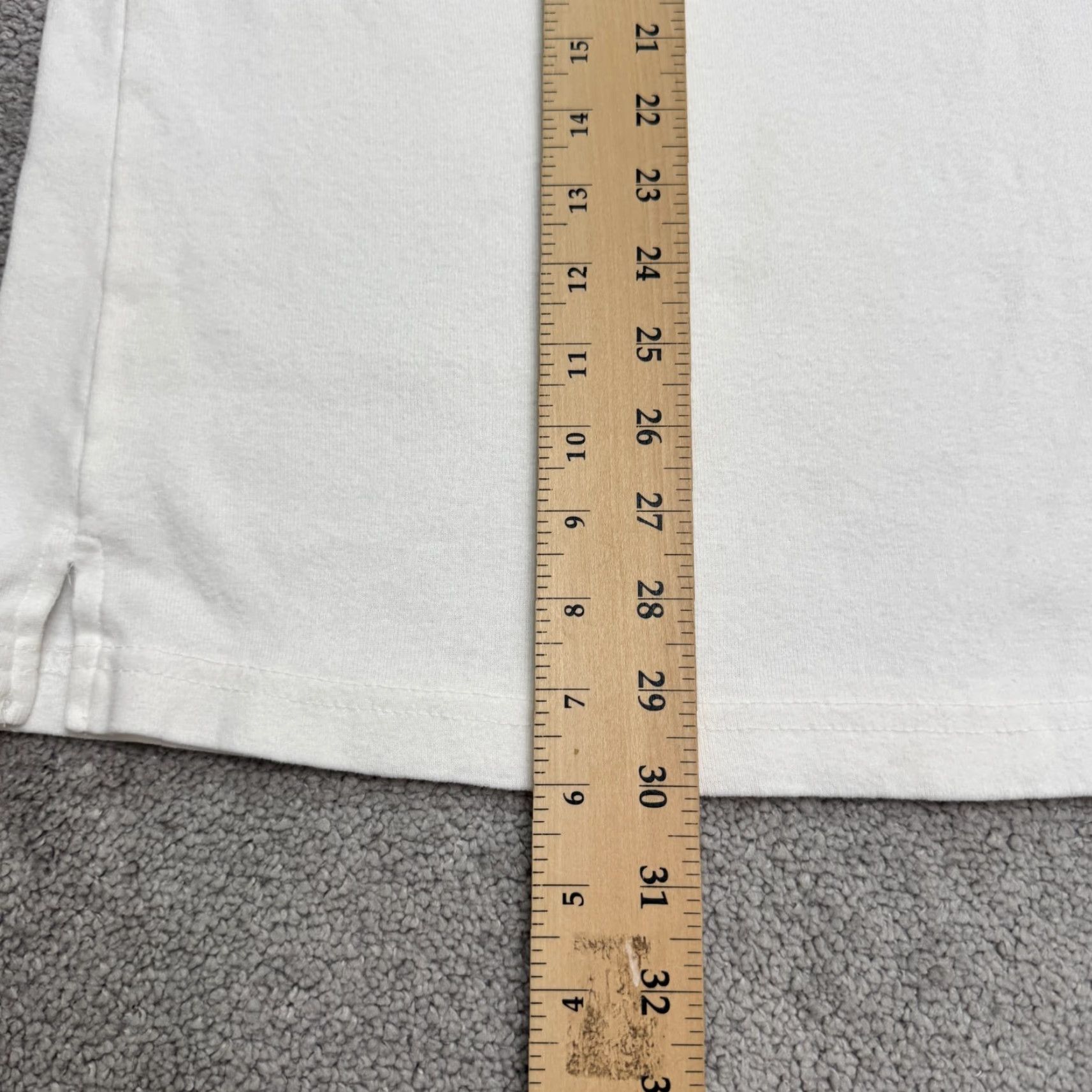Lee VINTAGE E.D. Lee T-Shirt Women’s Plus 1X White Short Sleeve 100% Cotton Crew Neck Logo 90s/Classic Size XL / US 12-14 / IT 48-50 - 7 Thumbnail