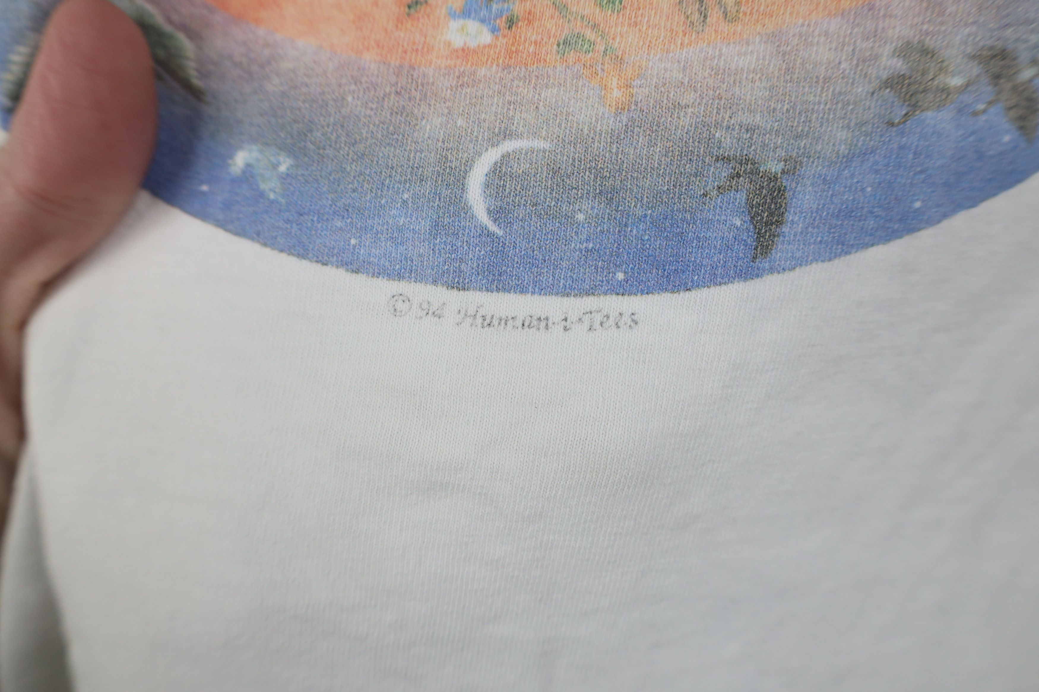 Vintage Vintage 90s Streetwear Humanitees Earth Day Planet T-Shirt Size US XL / EU 56 / 4 - 5 Thumbnail