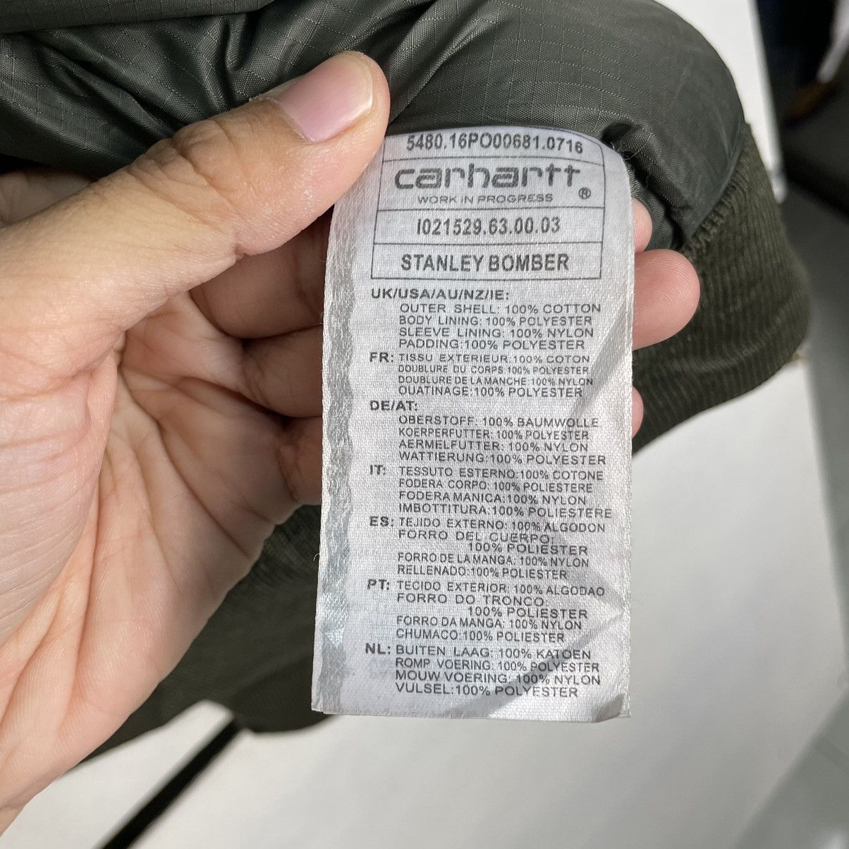 Carhartt 💥CARHARTT BOMBER TANK FLIGHT JACKET SUNFADED Size US M / EU 48-50 / 2 - 17 Thumbnail