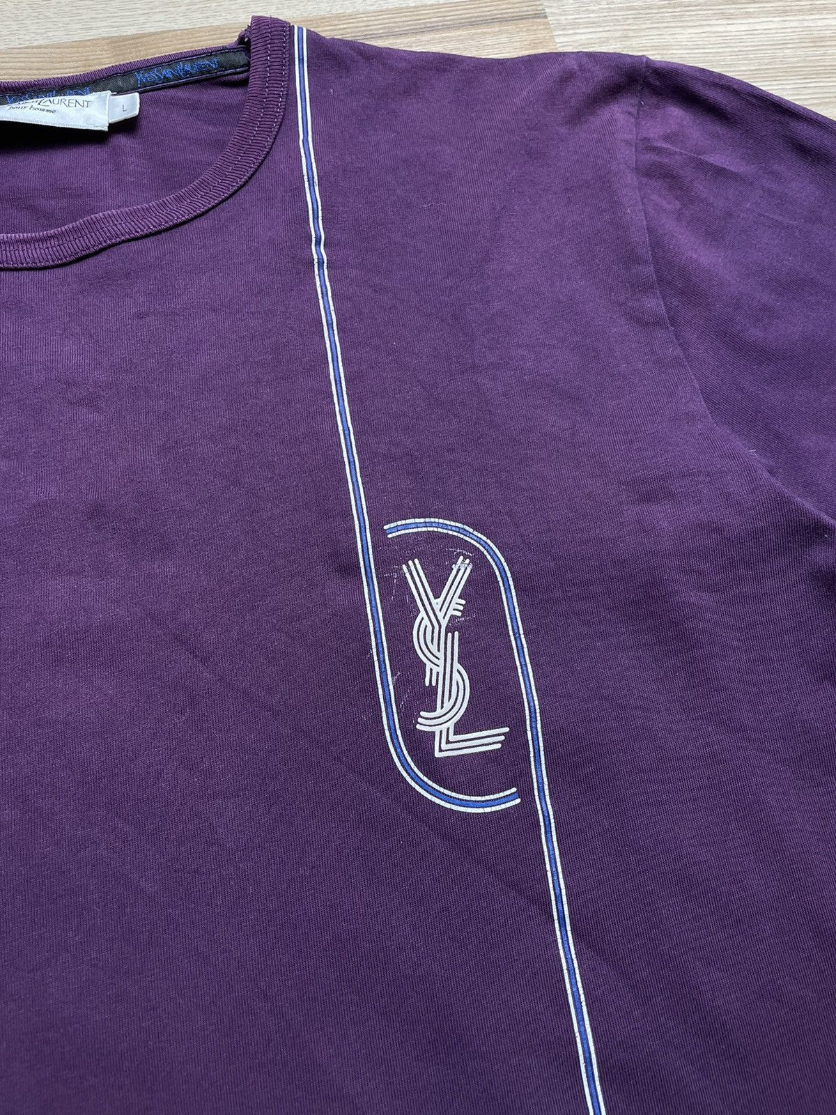 Vintage × Yves Saint Laurent Yves Saint Lauren Tee Size US L / EU 52-54 / 3 - 2 Thumbnail