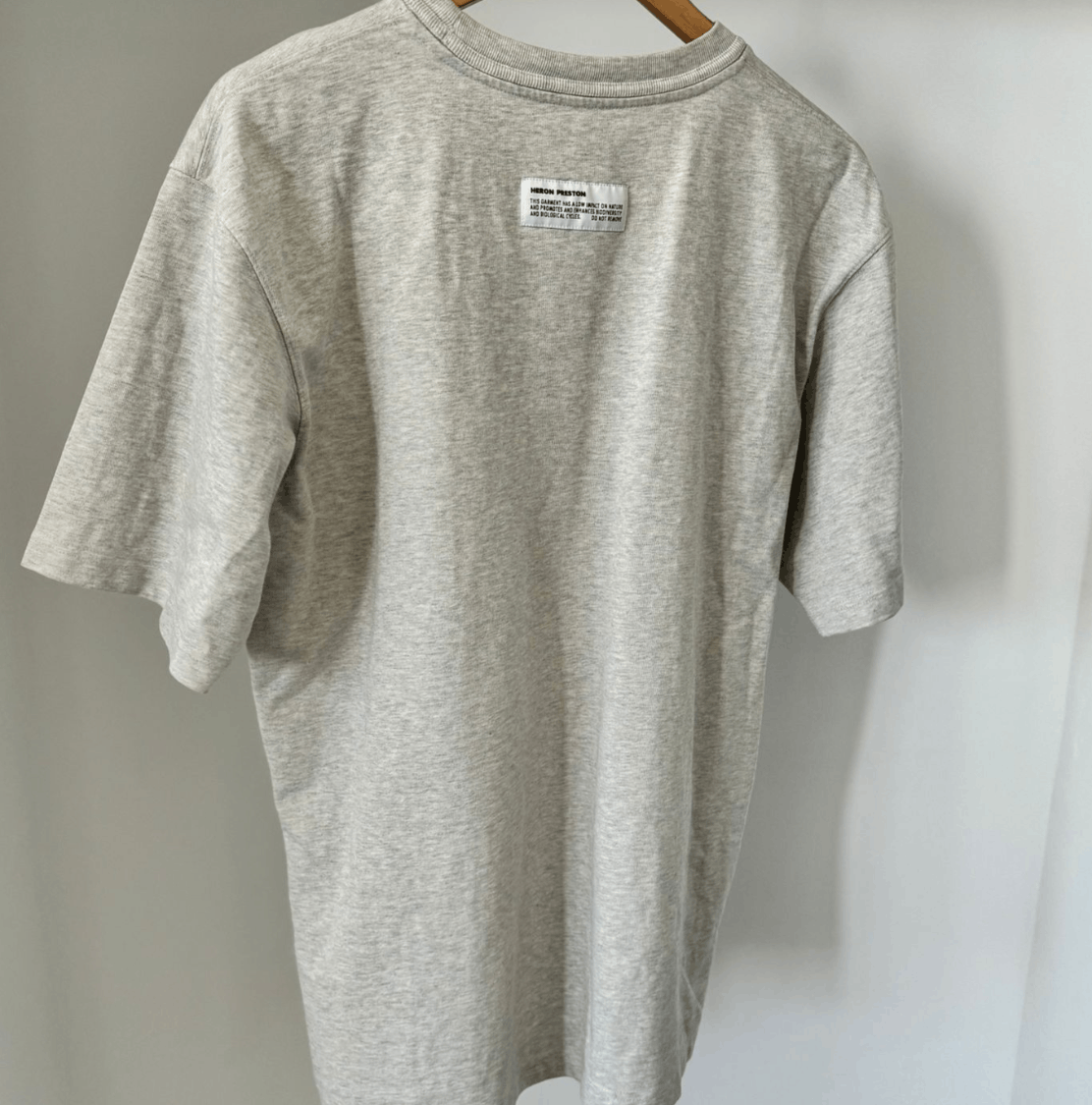 Heron Preston Heron Preston Captcha T-Shirt (Grey, M) Size US M / EU 48-50 / 2 - 4 Thumbnail