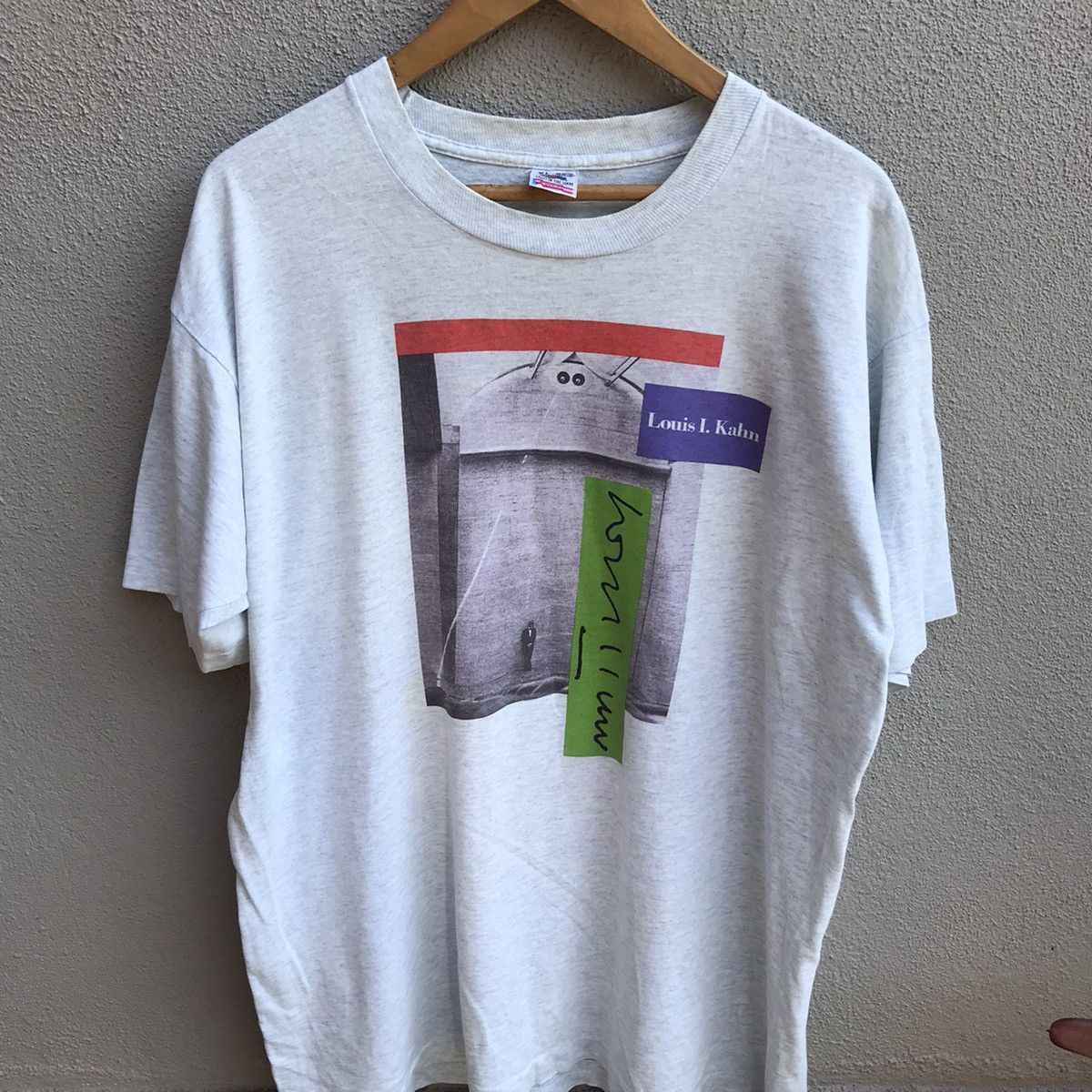 Arts & Science Vintage 90s LOUIS I KAHN art museum tee Size US XL / EU 56 / 4 - 2 Thumbnail